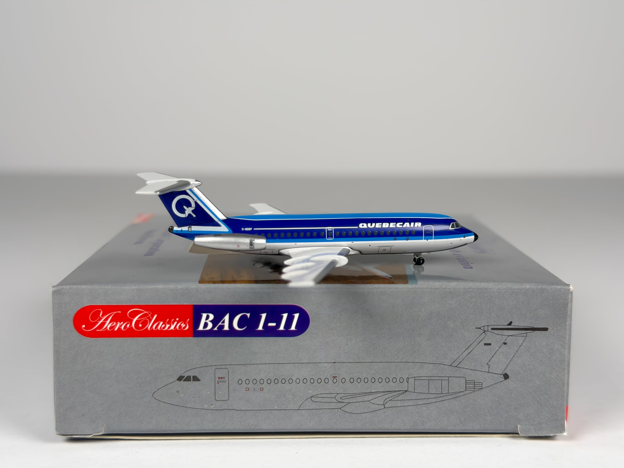 Quebecair BAC 1-11 1:400 Aeroclassics C-GQBP (ACQBE0908)