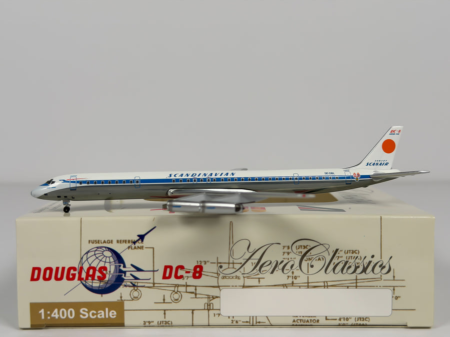 Scandinavian Airlines (SAS) Douglas DC-8-63 1:400 Aeroclassics SE-DBL (ACSCA0608)
