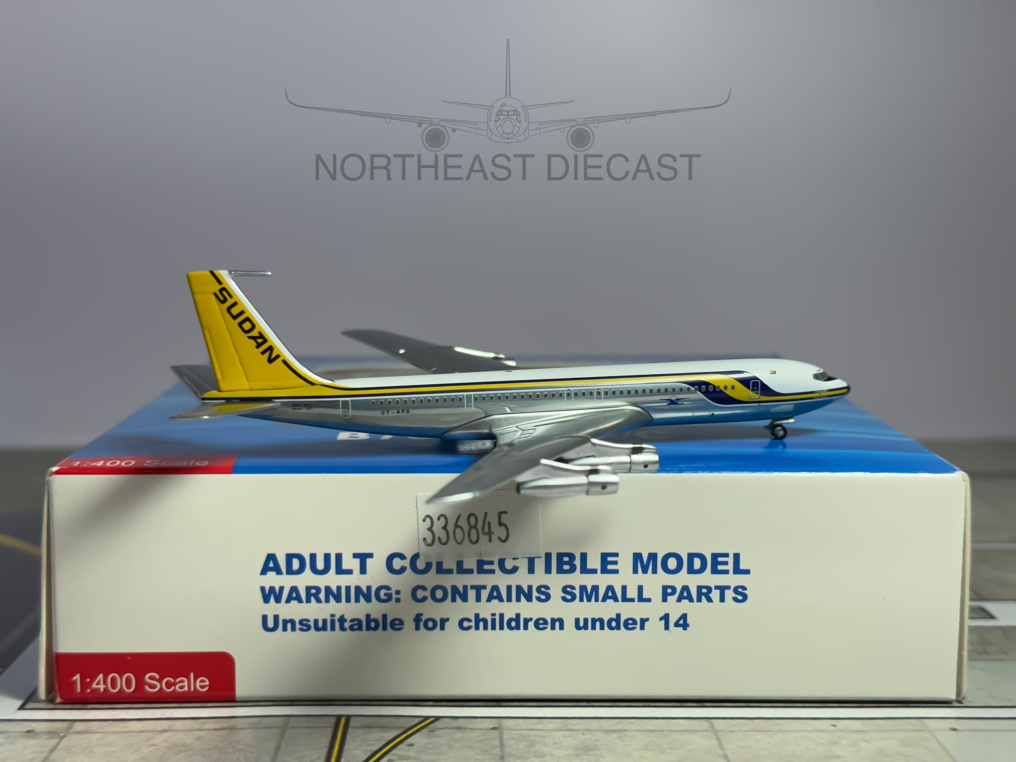 Sudan Airways Boeing 707-300 1:400 Aeroclassics ST-AFA (ACSTAFA)