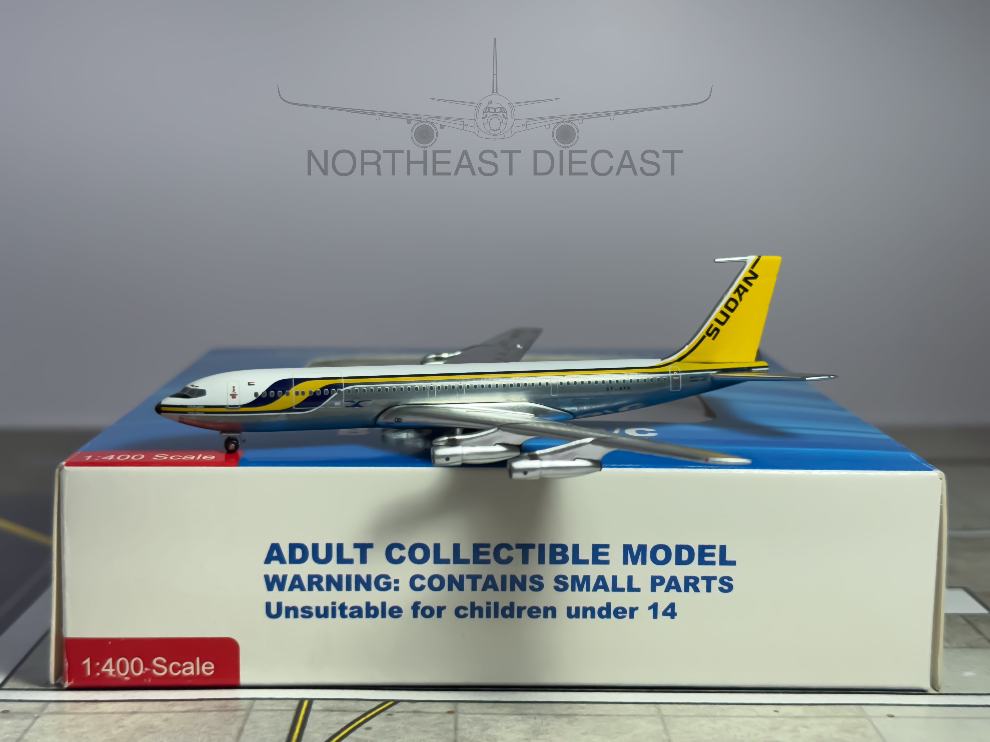 Sudan Airways Boeing 707-300 1:400 Aeroclassics ST-AFB (ACSTAFB)