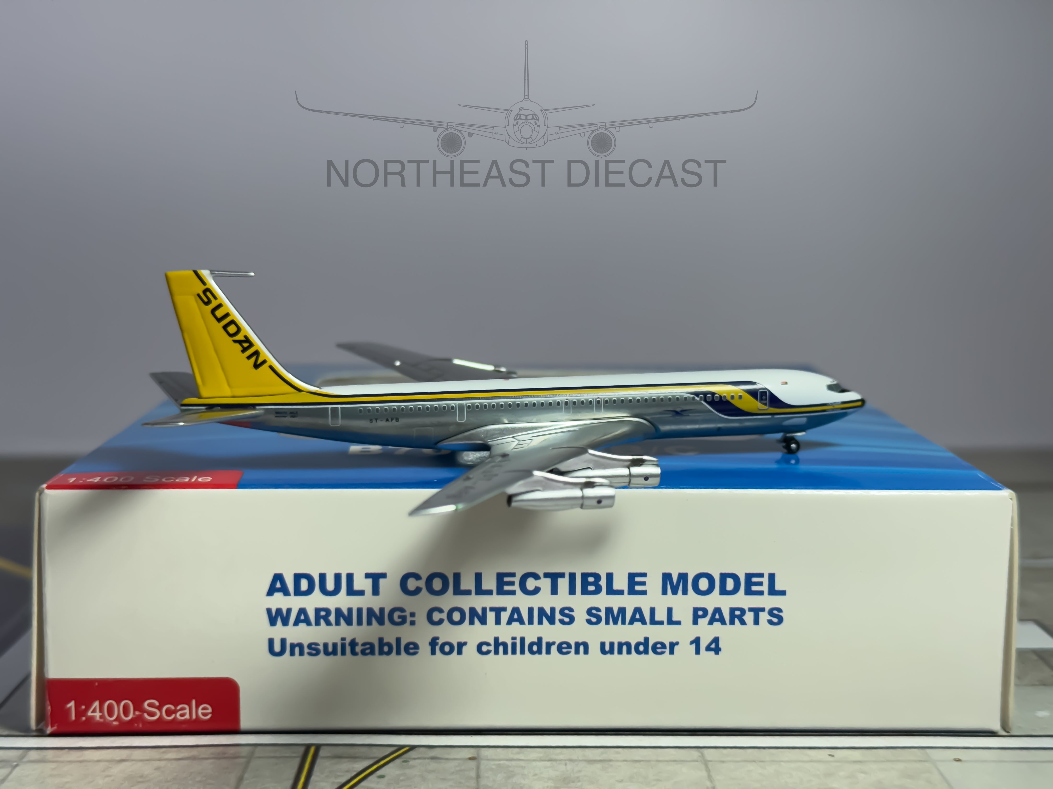 Sudan Airways Boeing 707-300 1:400 Aeroclassics ST-AFB (ACSTAFB)