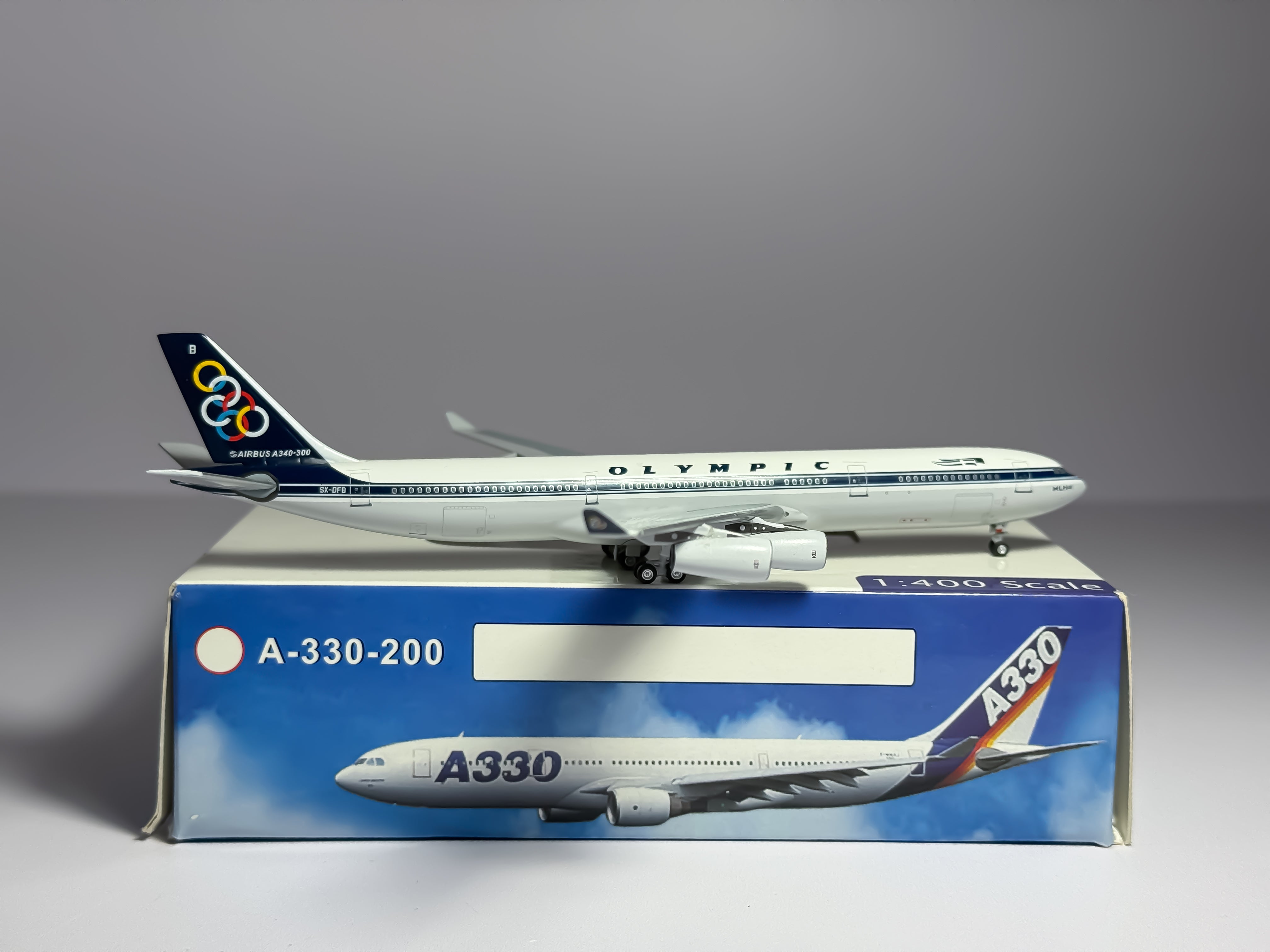 Olympic Airways Airbus A340-300 1:400 Aeroclassics SX-DFB (ACSXDFB)