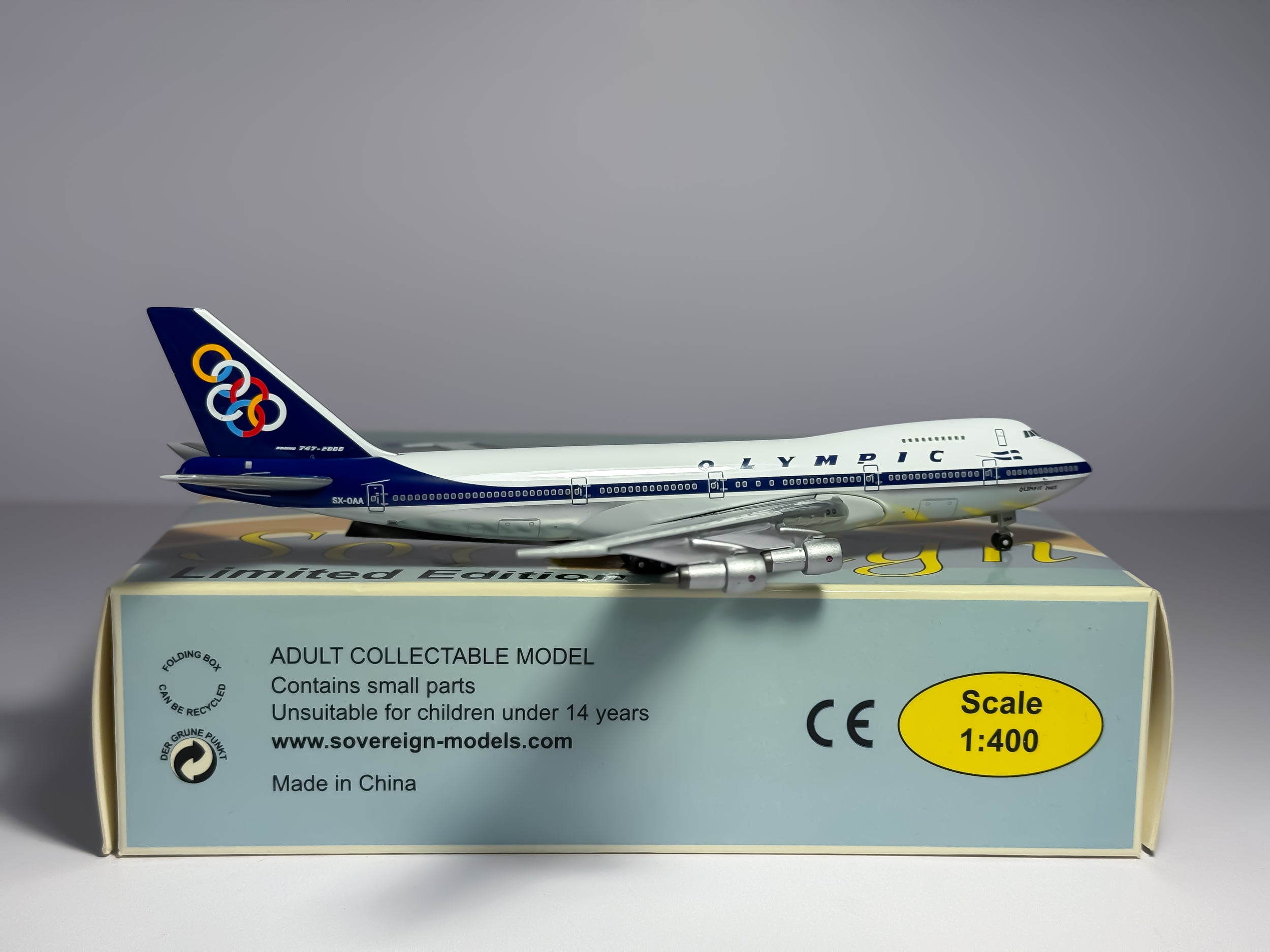 Olympic Airways Boeing 747-200 1:400 Aeroclassics SX-OAA (ACSXOAA)