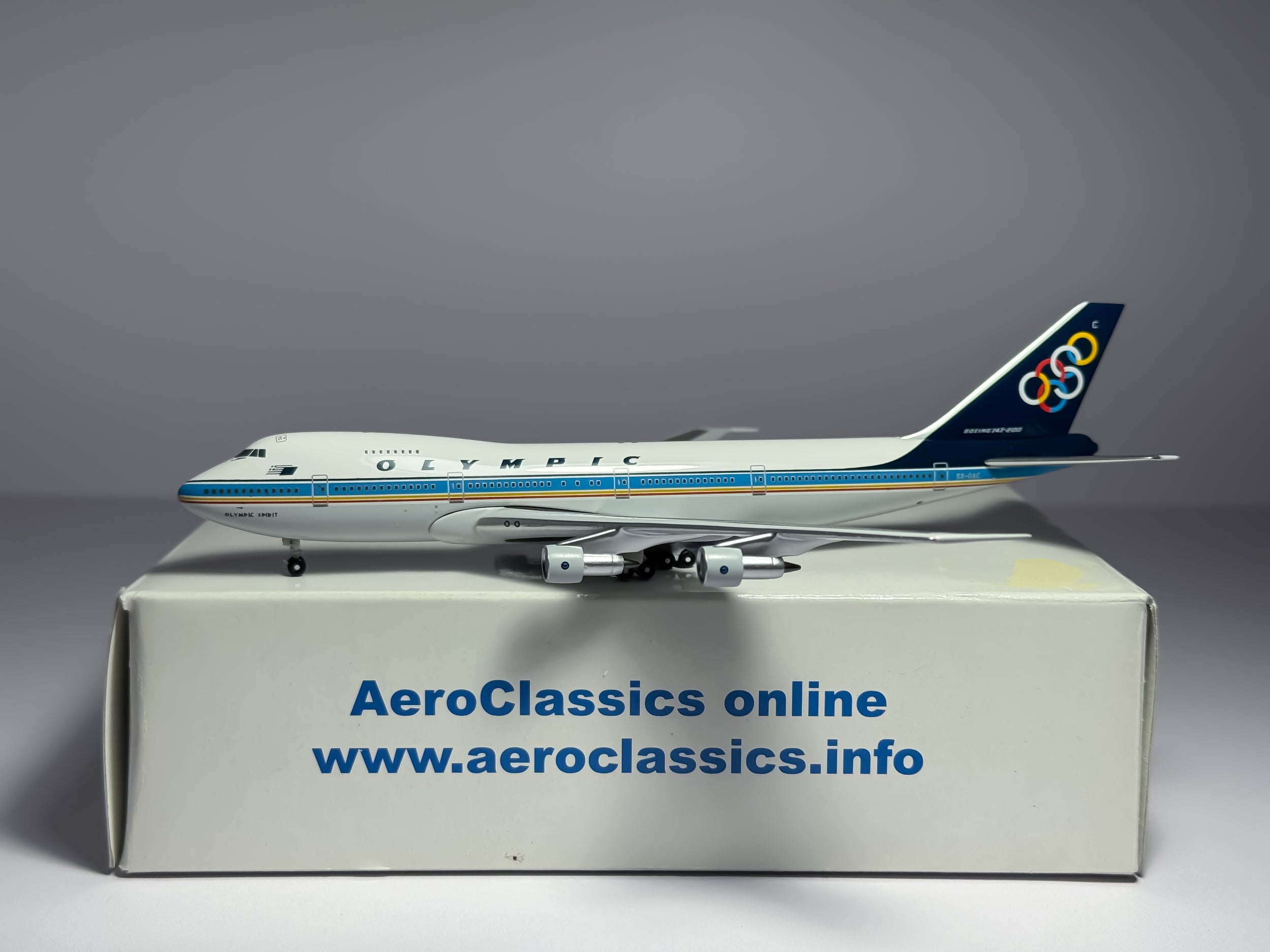 Olympic Airways Boeing 747-200 1:400 Aeroclassics SX-OAC (ACSXOAC)