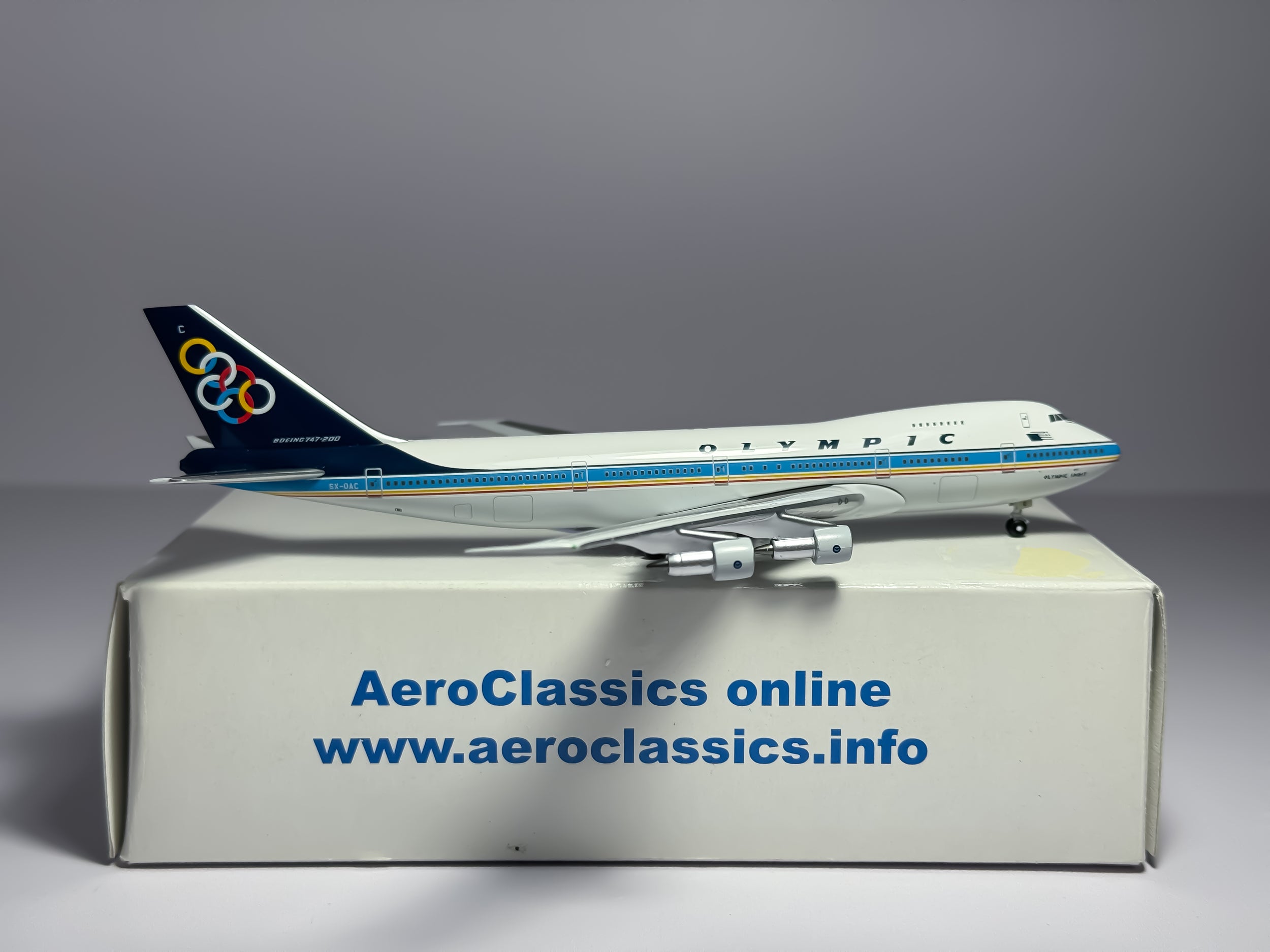 Olympic Airways Boeing 747-200 1:400 Aeroclassics SX-OAC (ACSXOAC)