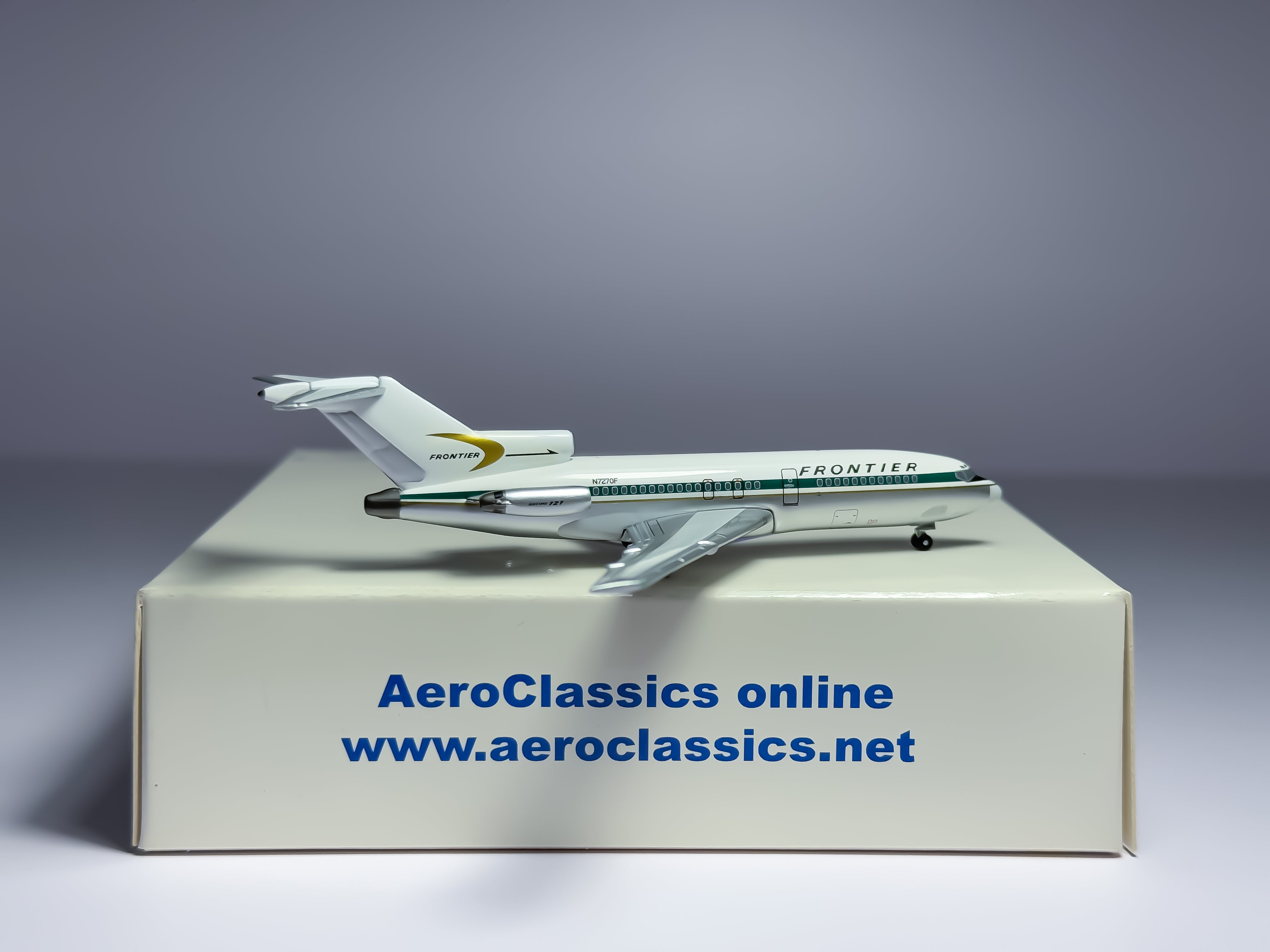 Frontier Airlines Boeing 727-100 1:400 Aeroclassics N7270F (ACTFA045)