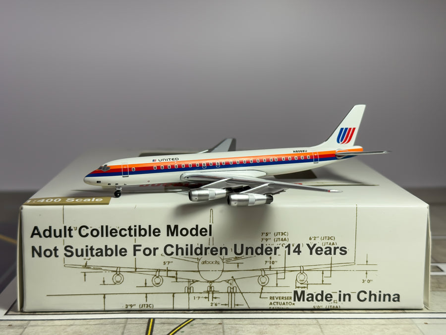 United Airlines Douglas DC-8-50 1:400 Aeroclassics N8068U (ACUAL0213)