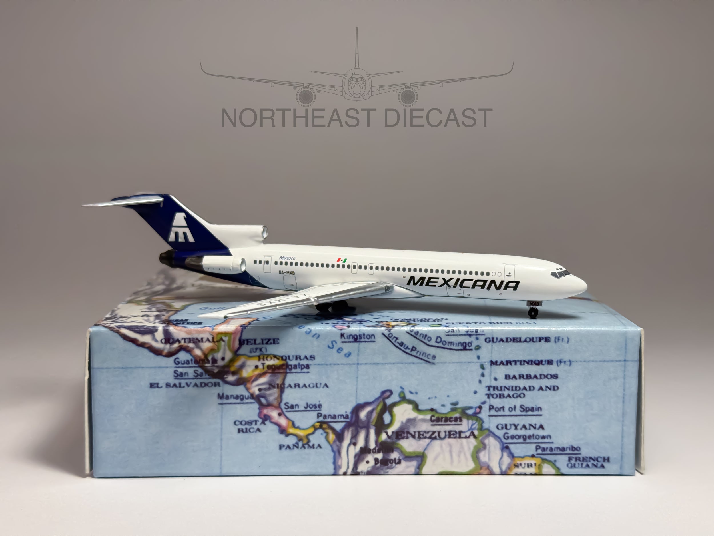 Mexicana Boeing 727-200 1:400 Aeroclassics XA-MXB (ACXAMXB)