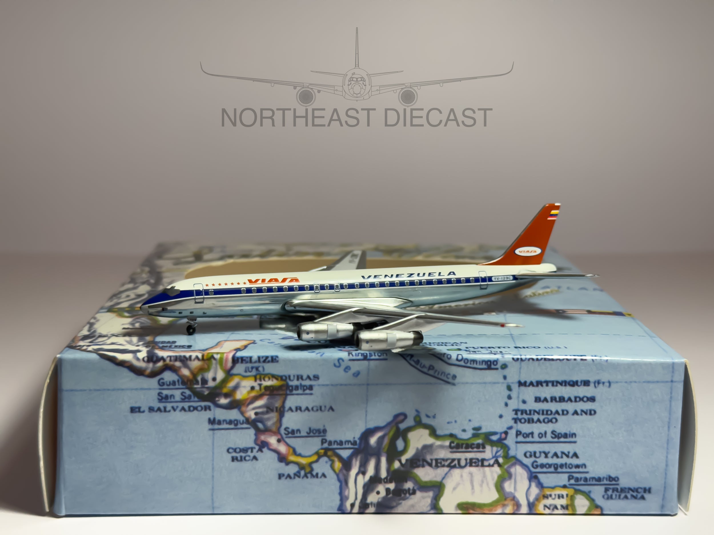 VIASA Venezuela Douglas DC-8-50 1:400 Aeroclassics YV-129C (ACYV129C)