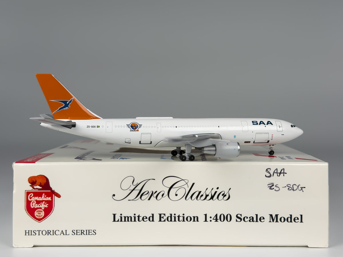 South African Cargo Airbus A300 1:400 Aeroclassics ZS-SDG (ACZSSDGB)