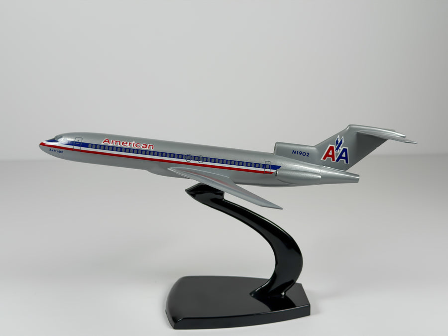 1:200 American Airlines Boeing 727-200 (N1902) - Eagle - Bare Metal | Air Jet Advance