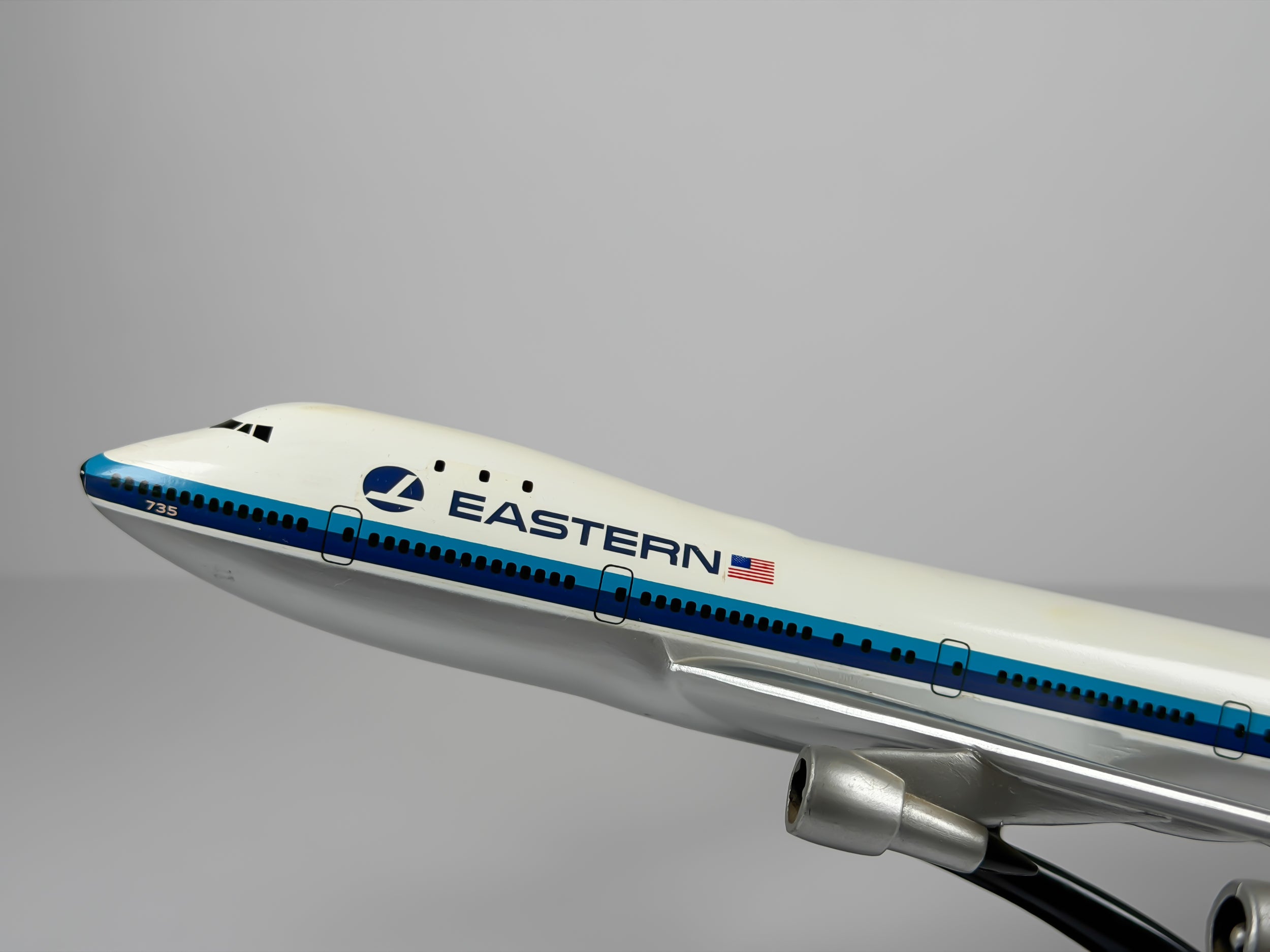 1:200 Eastern Air Lines Boeing 747-100 (N735PA) - White Hockey Stick | Air Jet Advance