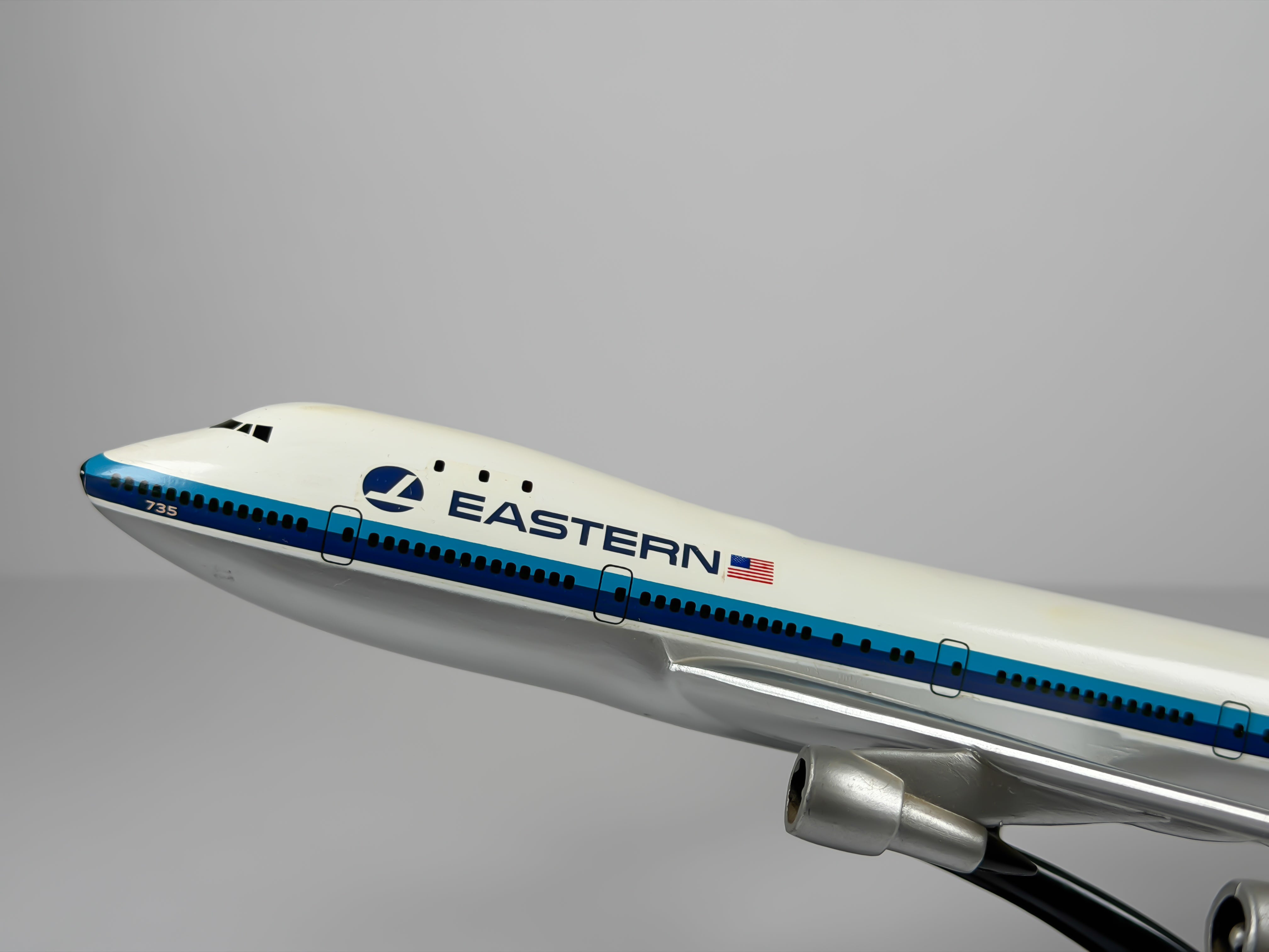 1:200 Eastern Air Lines Boeing 747-100 (N735PA) - White Hockey Stick | Air Jet Advance