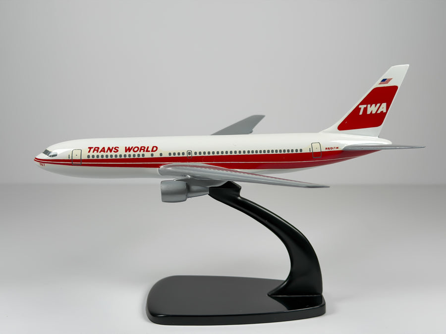 1:200 Trans World Airlines (TWA) Boeing 767-200 (N601TW) - Dual Stripes | Air Jet Advance