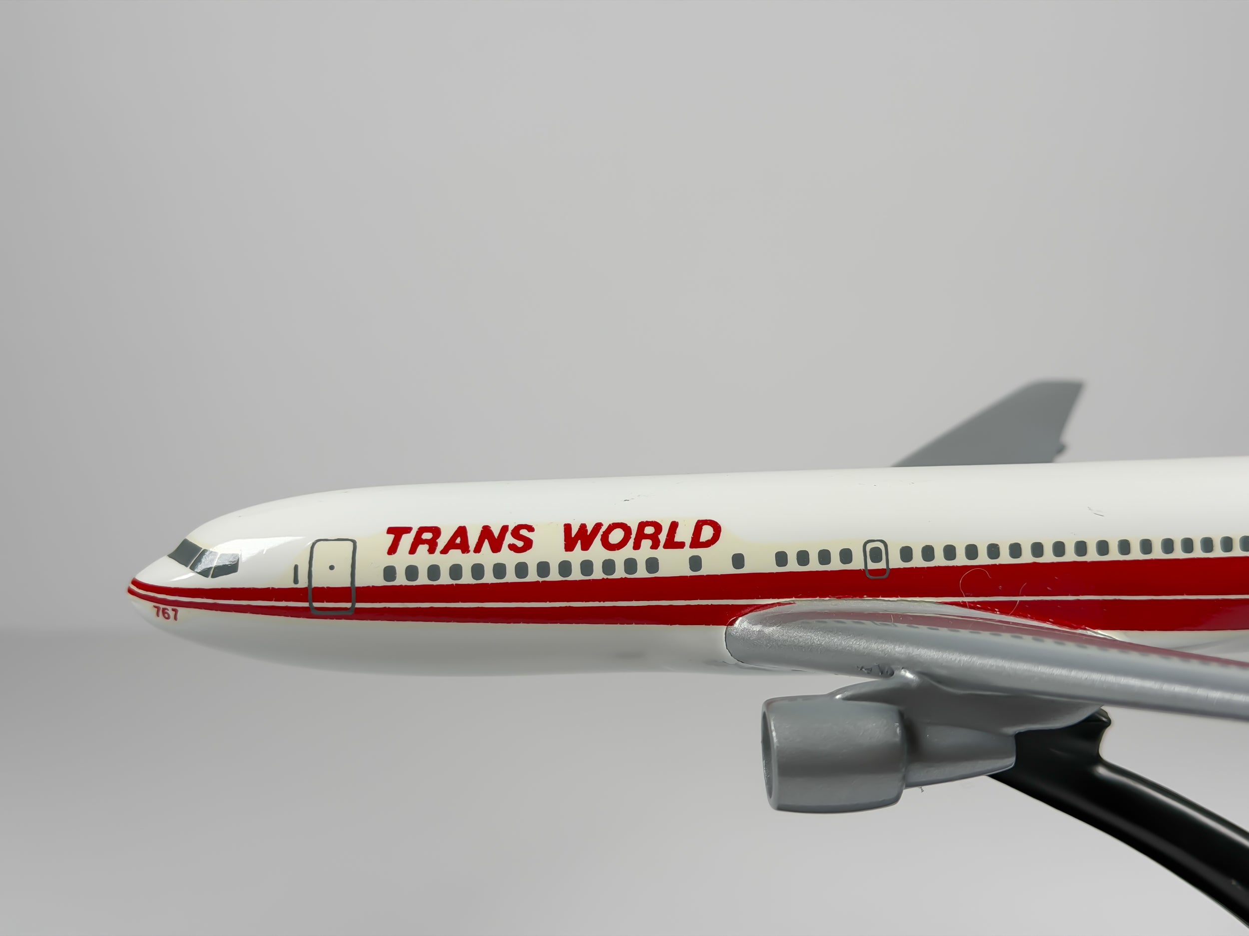 1:200 Trans World Airlines (TWA) Boeing 767-200 (N601TW) - Dual Stripes | Air Jet Advance