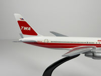 1:200 Trans World Airlines (TWA) Boeing 767-200 (N601TW) - Dual Stripes | Air Jet Advance