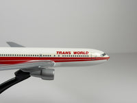 1:200 Trans World Airlines (TWA) Boeing 767-200 (N601TW) - Dual Stripes | Air Jet Advance