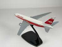 1:200 Trans World Airlines (TWA) Boeing 767-200 (N601TW) - Dual Stripes | Air Jet Advance