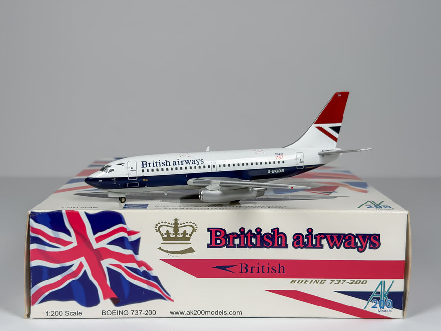British Airways Boeing 737-200 1:200 Inflight200 G-BGDB (AK009)