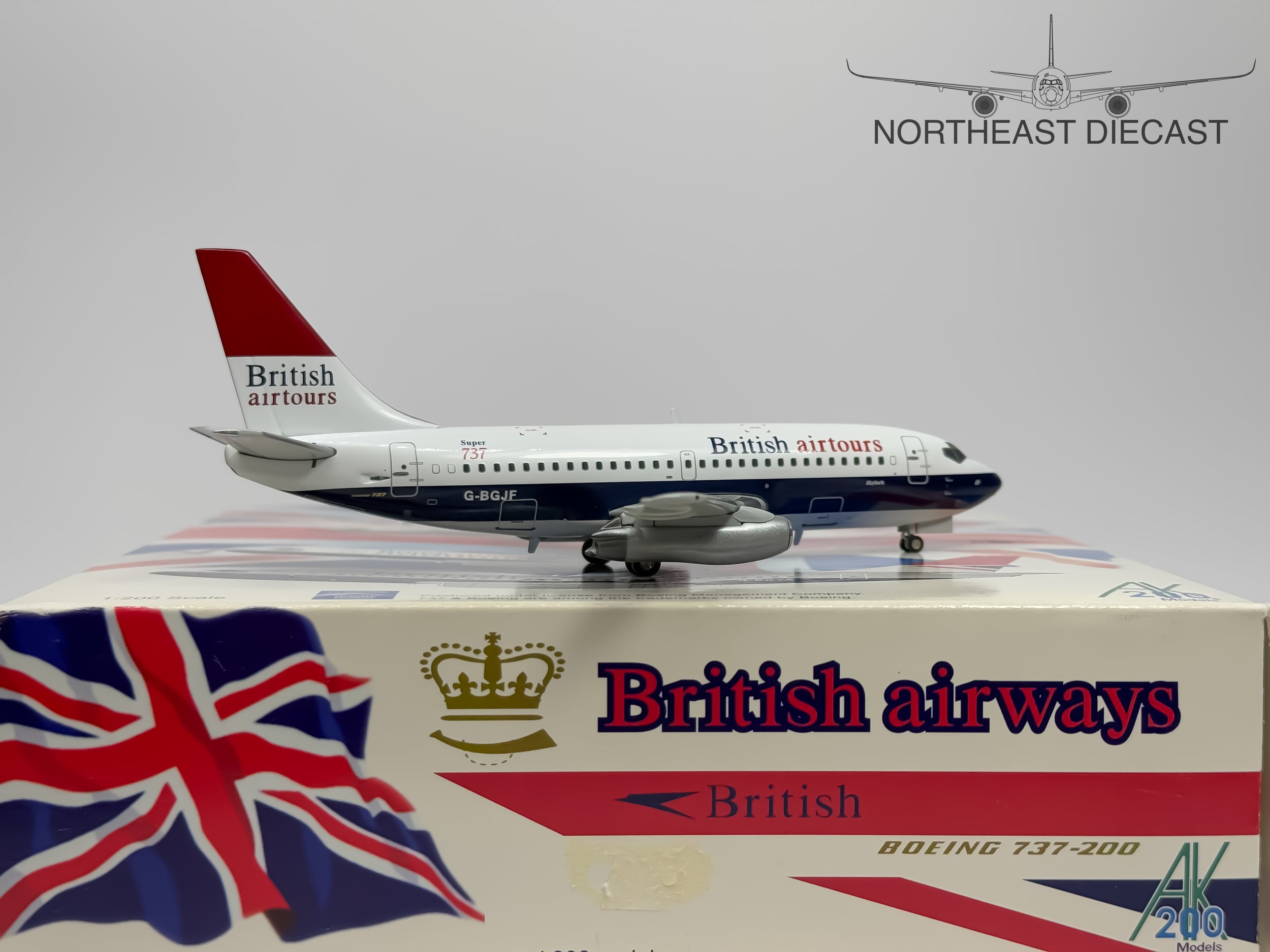 British Airtours Boeing 737-200 1:200 Inflight200 G-BGJF (AK010)
