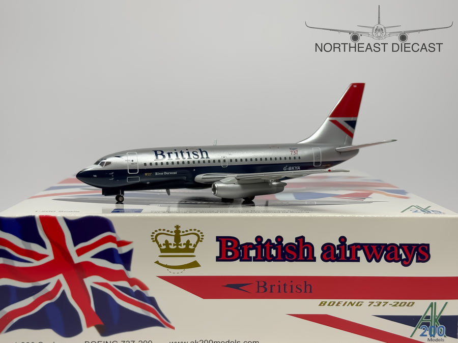 British Airways Boeing 737-200 1:200 Inflight200 G-BKYA (AK011)