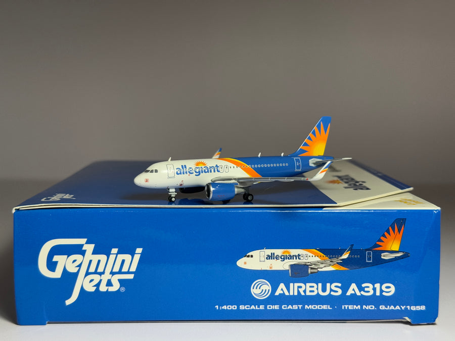 1:400 Gemini Jets Allegiant Airbus A319-200 GJAAY1658