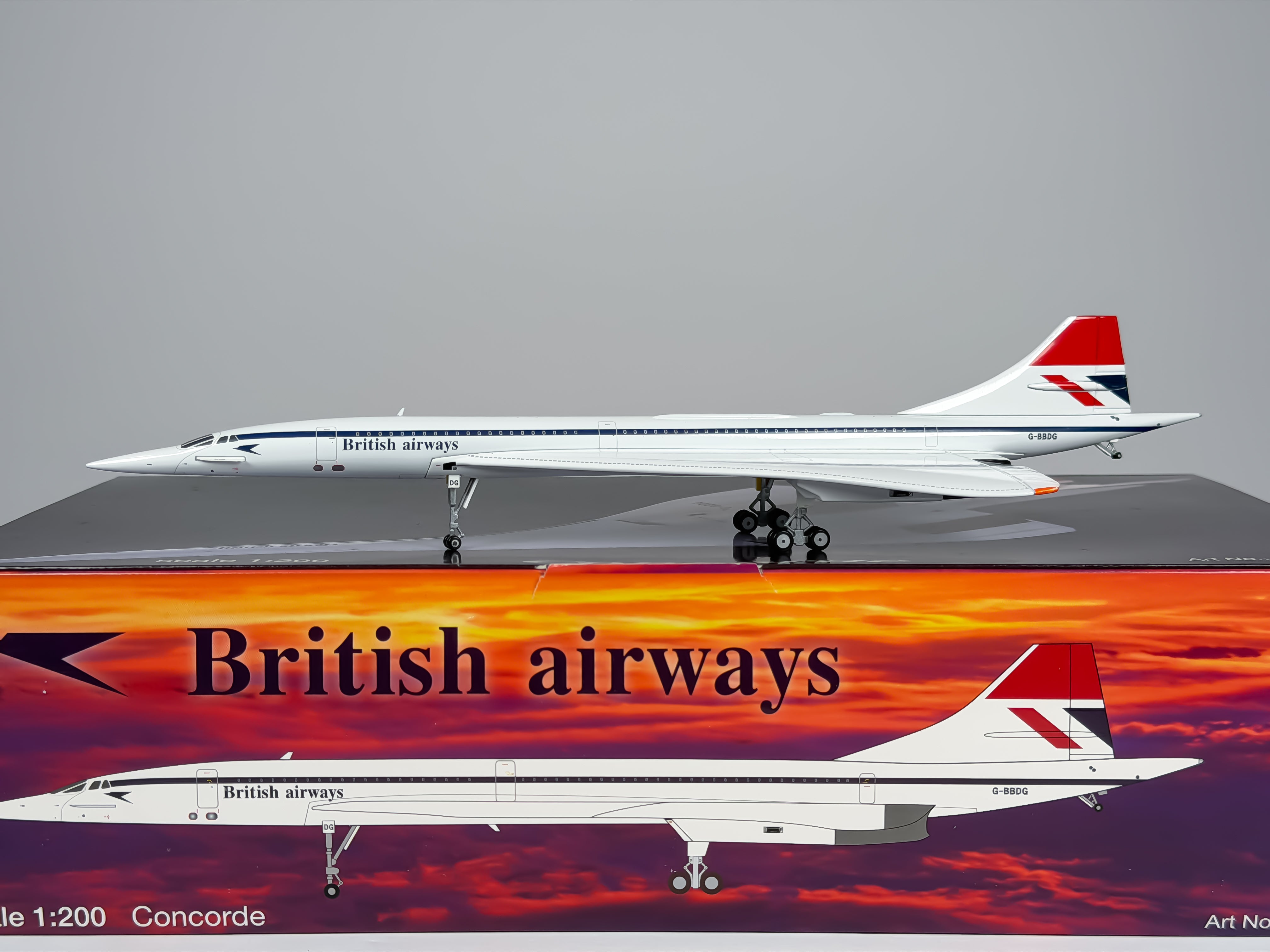 British Airways Aerospatiale/BAC Concorde 1:200 Inflight200 G-BBDG (ARD2032)