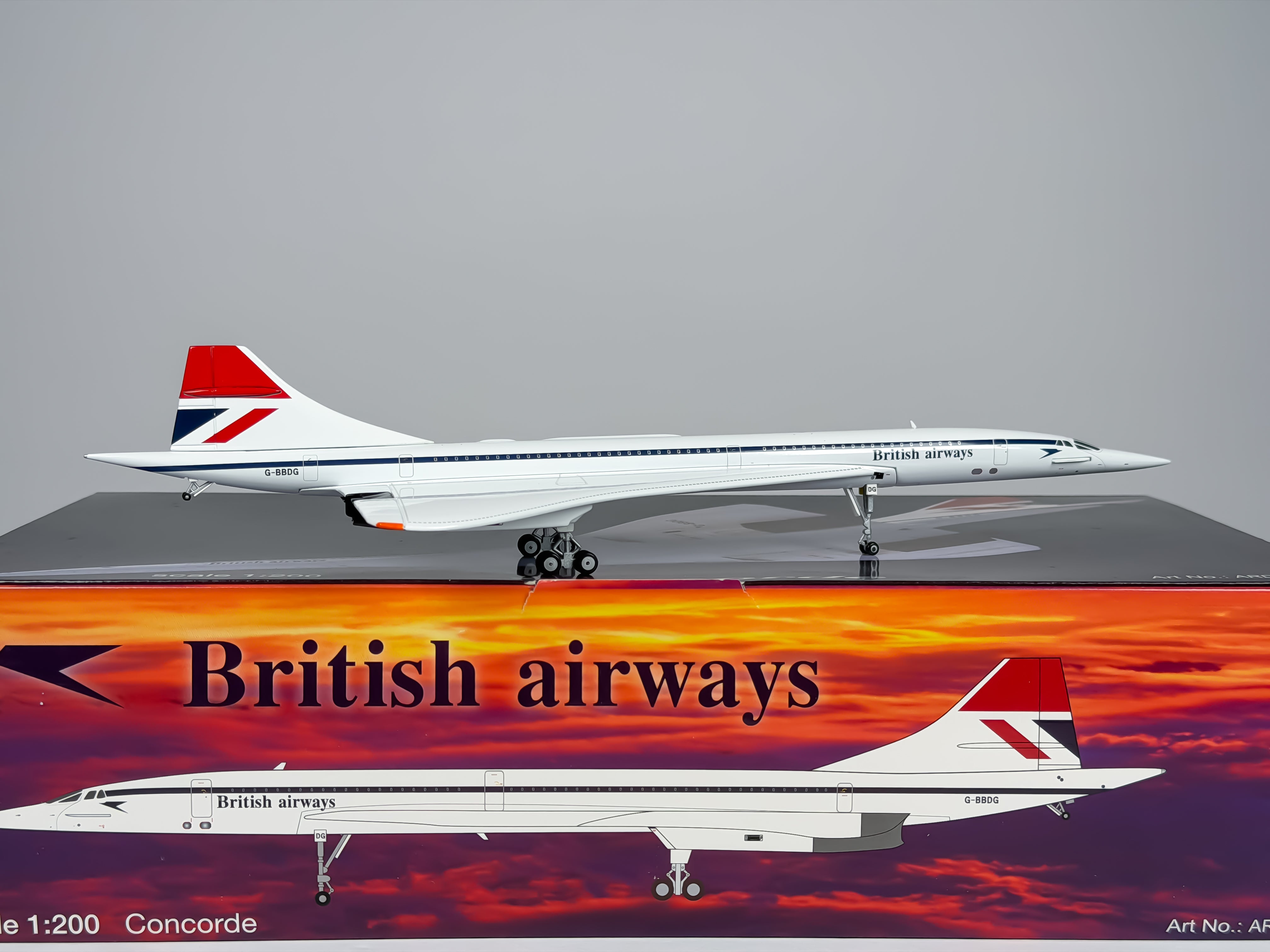 British Airways Aerospatiale/BAC Concorde 1:200 Inflight200 G-BBDG (ARD2032)