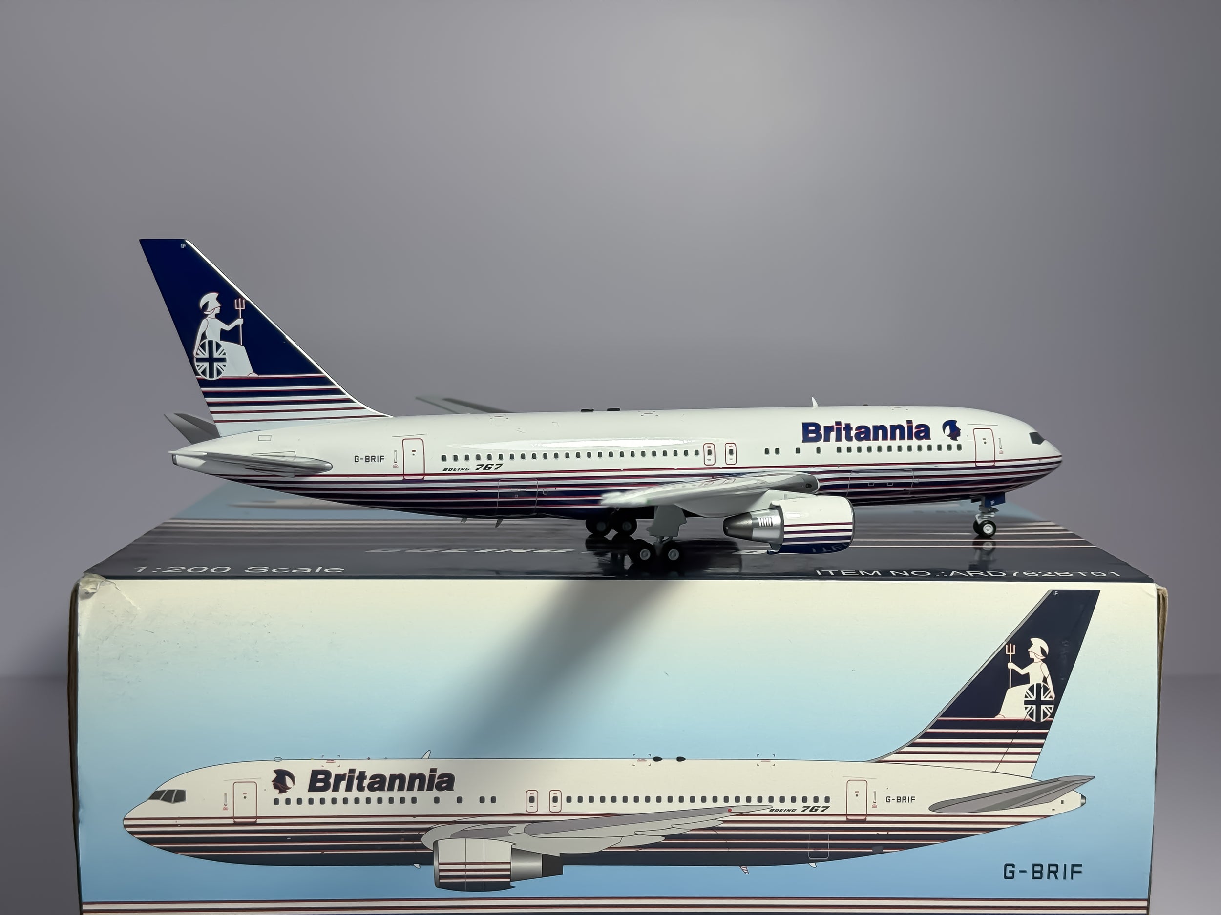 Britannia Boeing 767-200 1:200 Inflight200 G-BRIF (ARD762BT01)