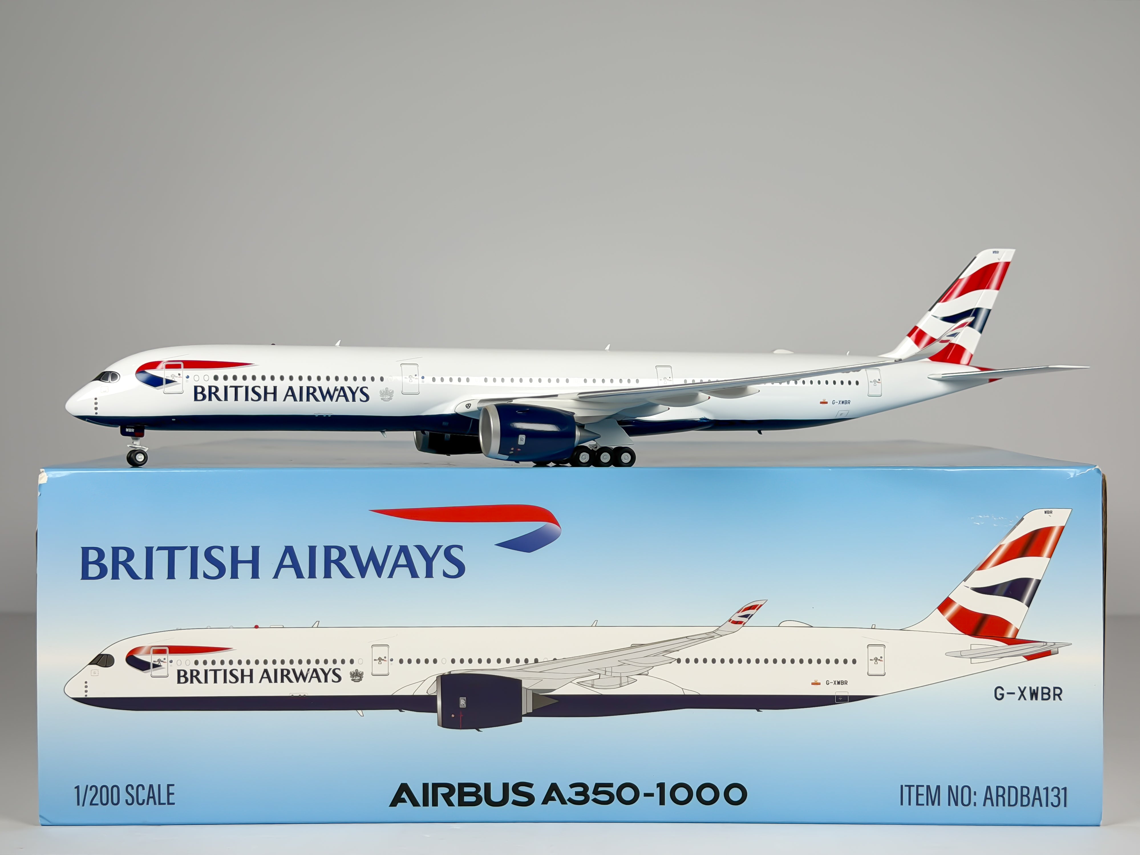 British Airways Airbus A350-1000 1:200 Inflight200 G-XWBR (ARDBA131)