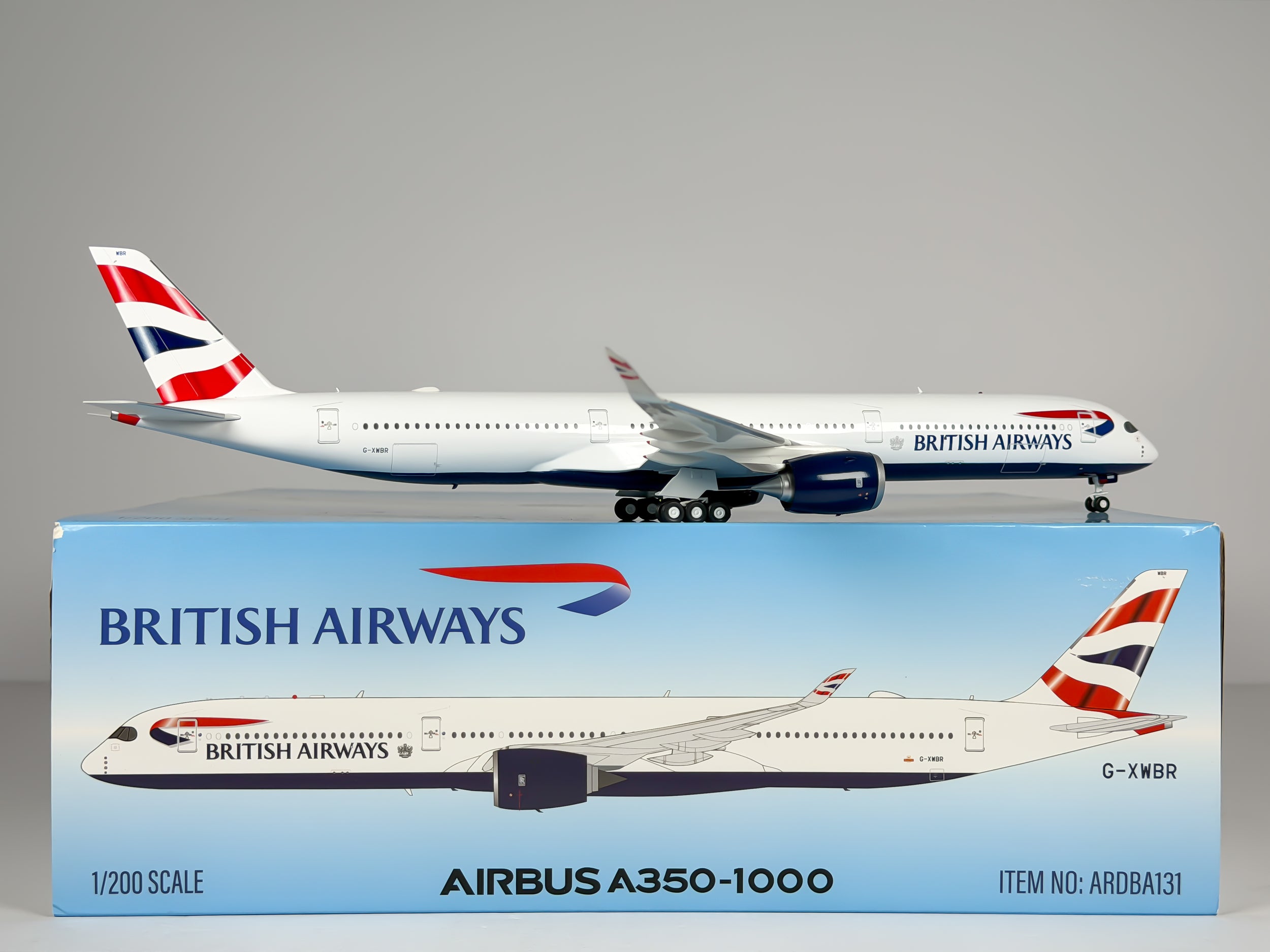 British Airways Airbus A350-1000 1:200 Inflight200 G-XWBR (ARDBA131)