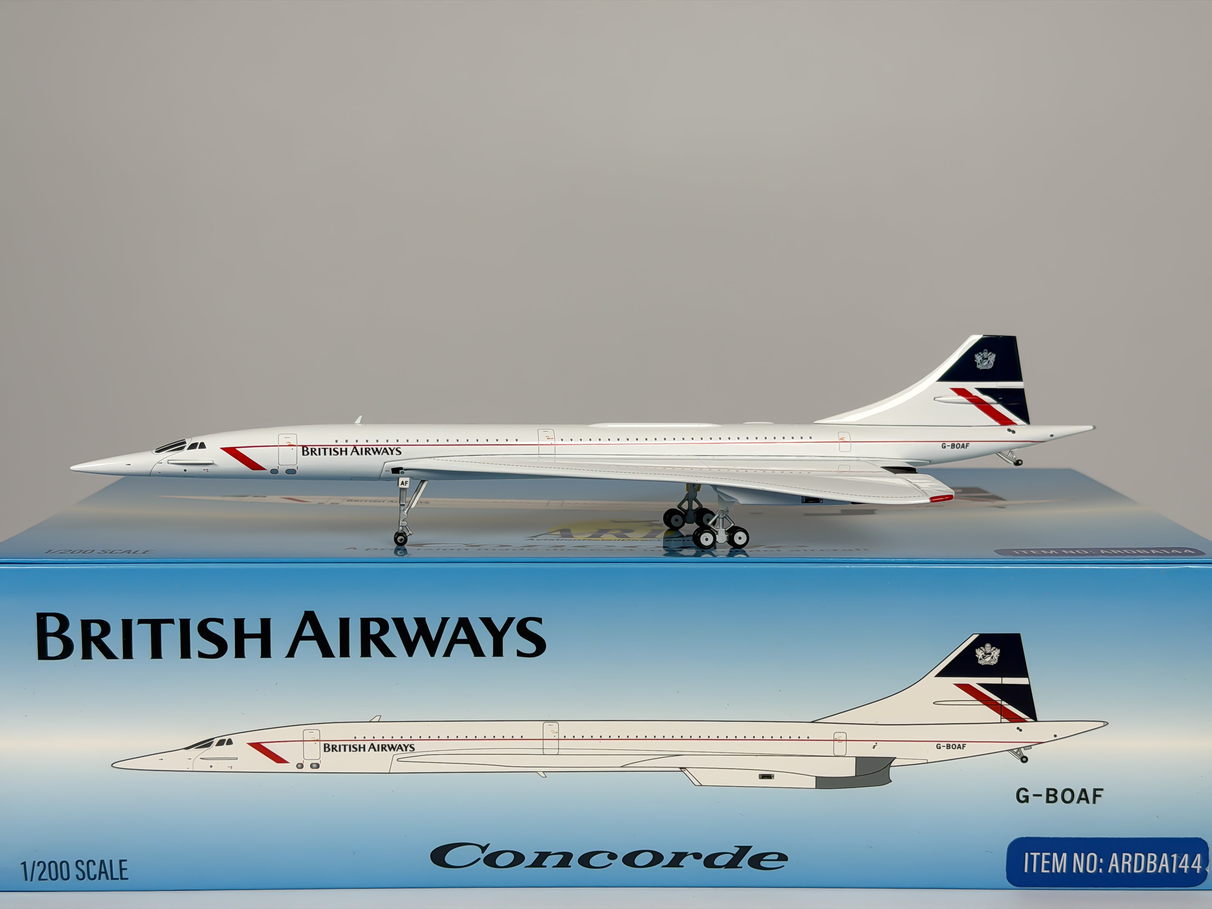 British Airways Aerospatiale/BAC Concorde 1:200 Inflight200 G-BOAF (ARDBA144)