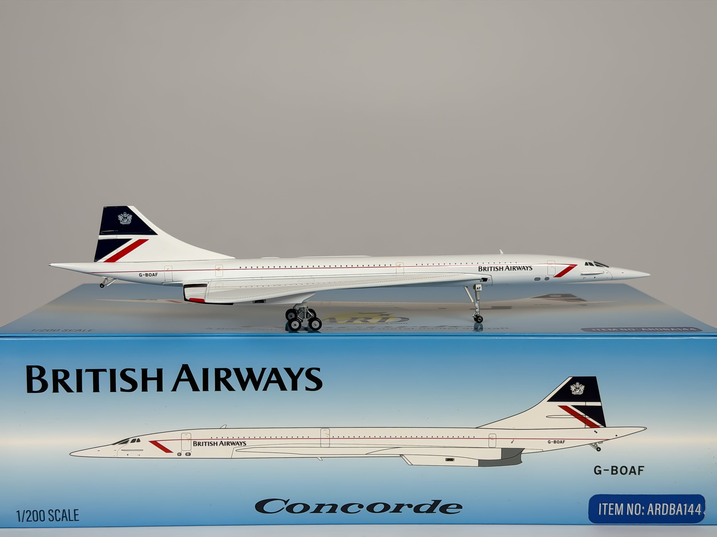British Airways Aerospatiale/BAC Concorde 1:200 Inflight200 G-BOAF (ARDBA144)