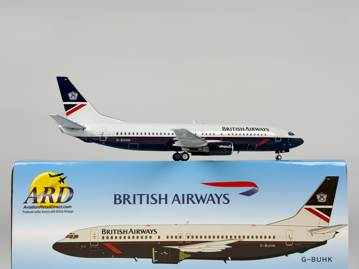 British Airways Boeing 737-400 1:200 InFlight200 G-BUHK (ARDBA150)