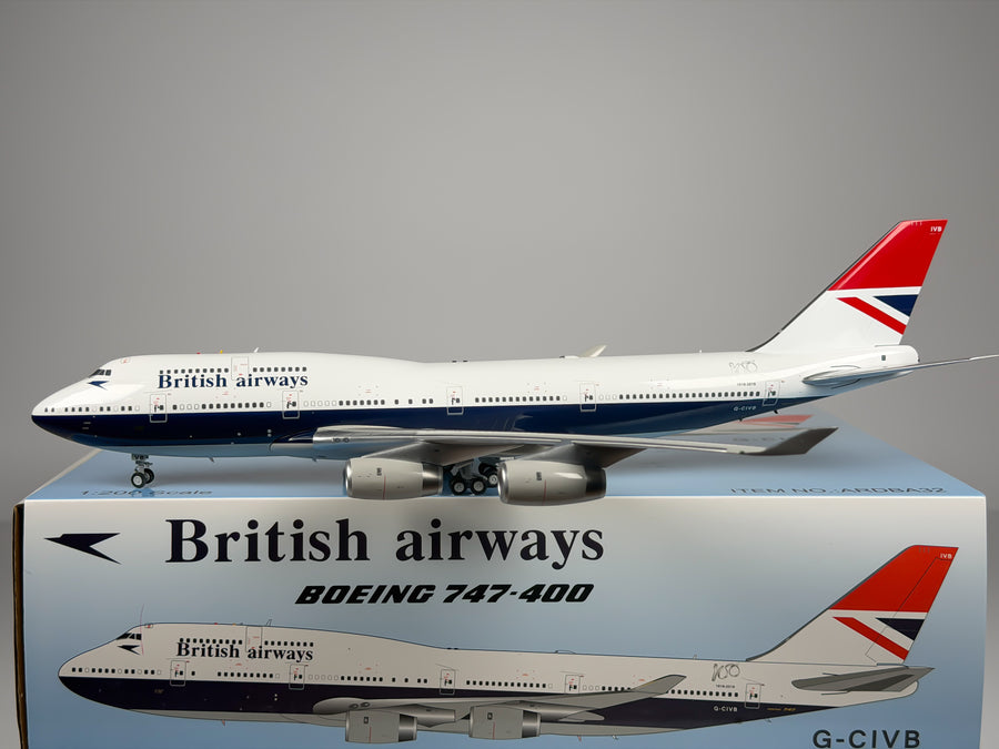British Airways Boeing 747-400 1:200 Inflight200 G-CIVB (ARDBA32)