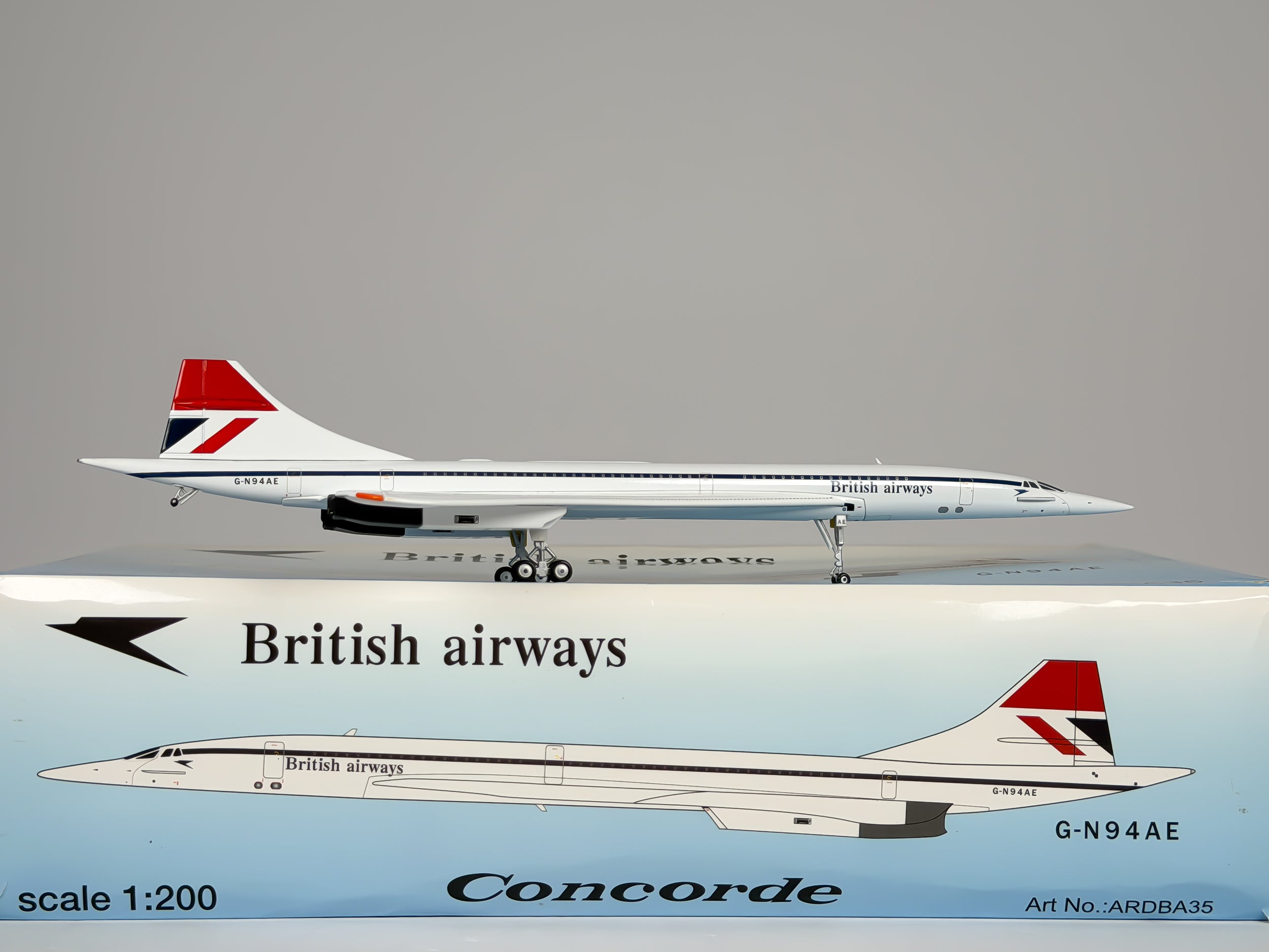 British Airways Aerospatiale/BAC Concorde 1:200 Inflight200 G-N94AE (ARDBA35)