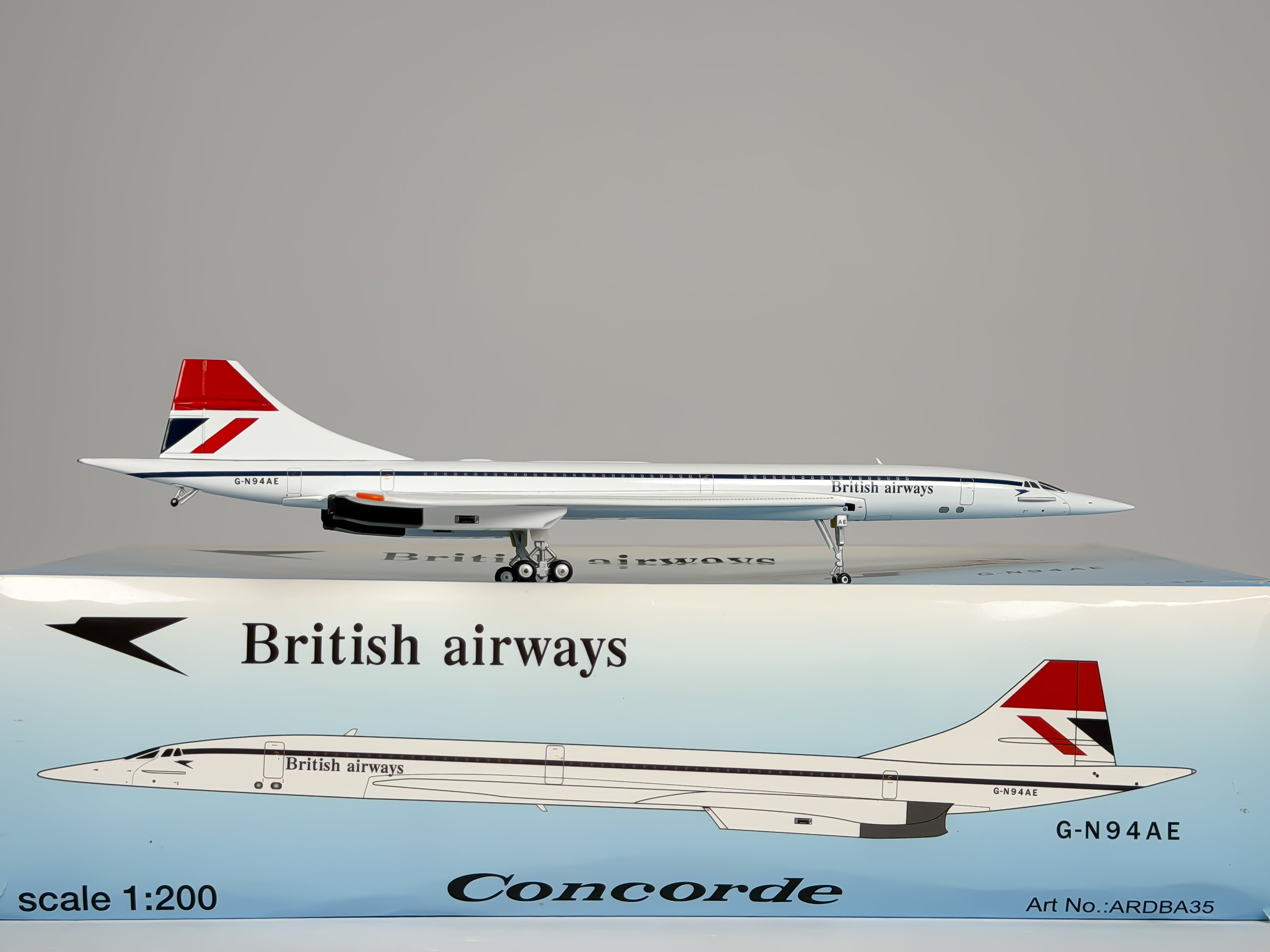 British Airways Aerospatiale/BAC Concorde 1:200 Inflight200 G-N94AE (ARDBA35)