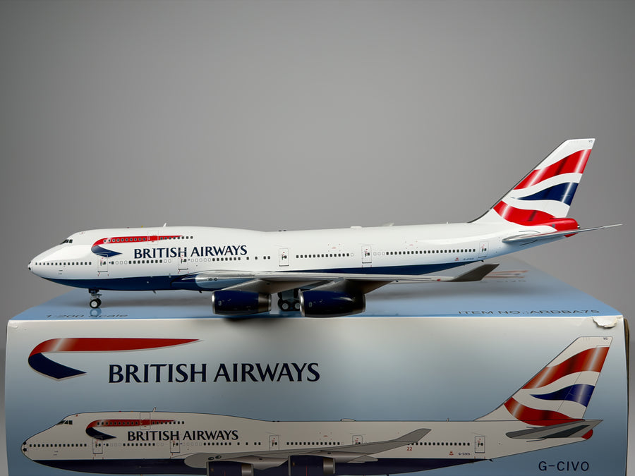 British Airways Boeing 747-400 1:200 Inflight200 G-CIVO (ARDBA75)