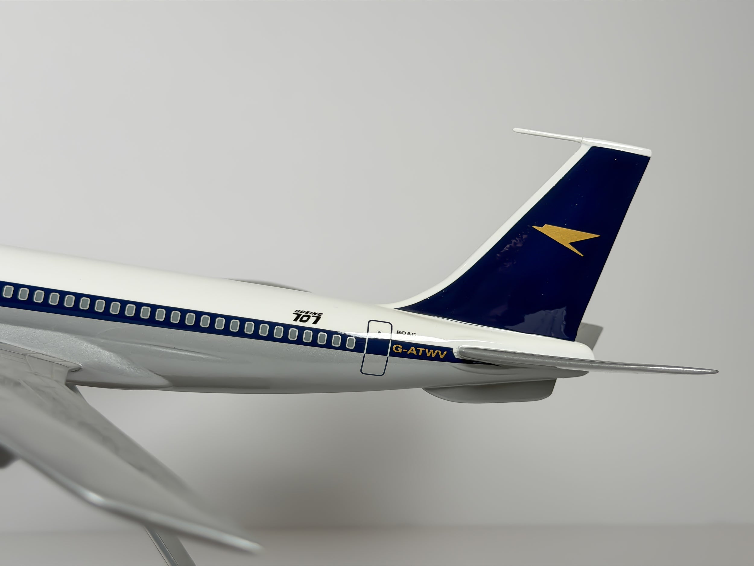 1:100 BOAC Boeing 707-300 (G-ATWV) - Golden Speedbird | Atlantic Models
