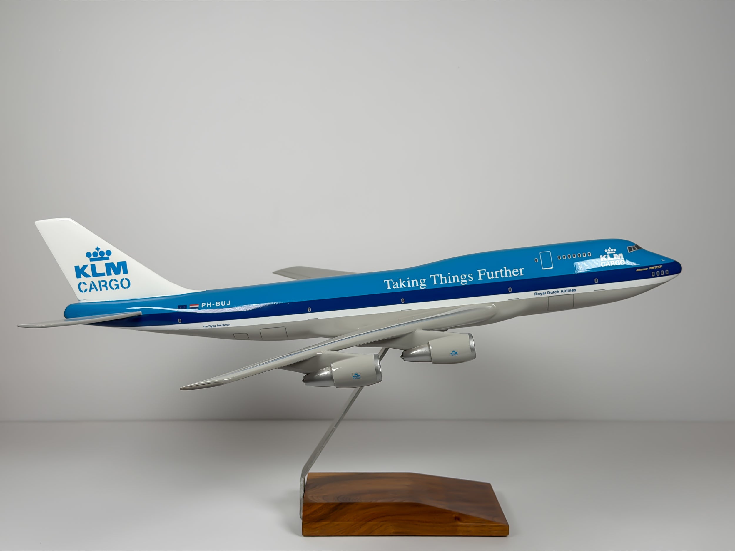 1:150 KLM Royal Dutch Airlines Boeing 747-200 (PH-BUJ) - "Taking Things Further" - Cargo | Atlantic Models
