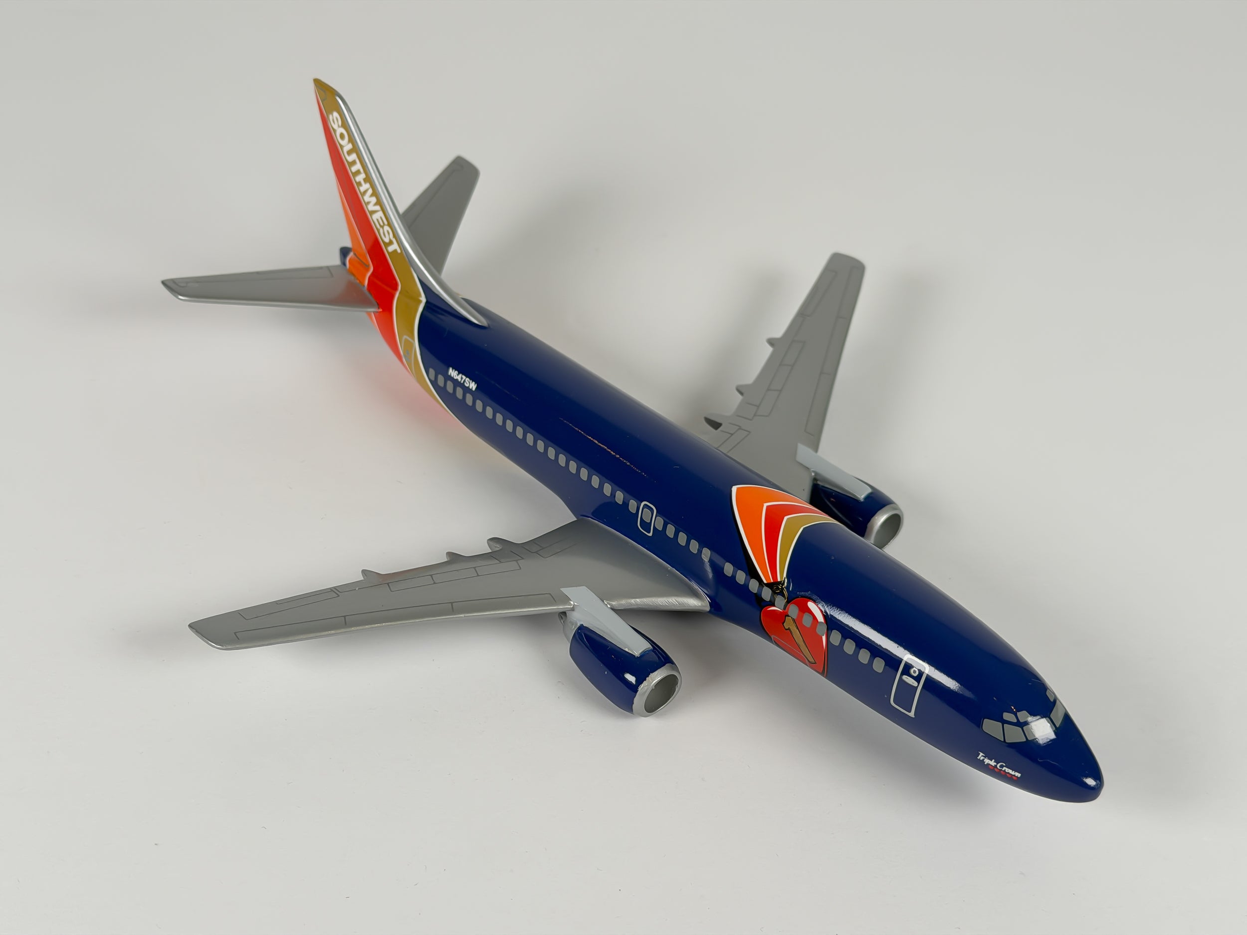 1:150 Southwest Airlines Boeing 737-300 (N647SW) - Triple Crown One | Wesco Models