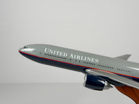 1:200 United Airlines Boeing 777-200 (N777UA) - Battleship Grey | Atlantic Models