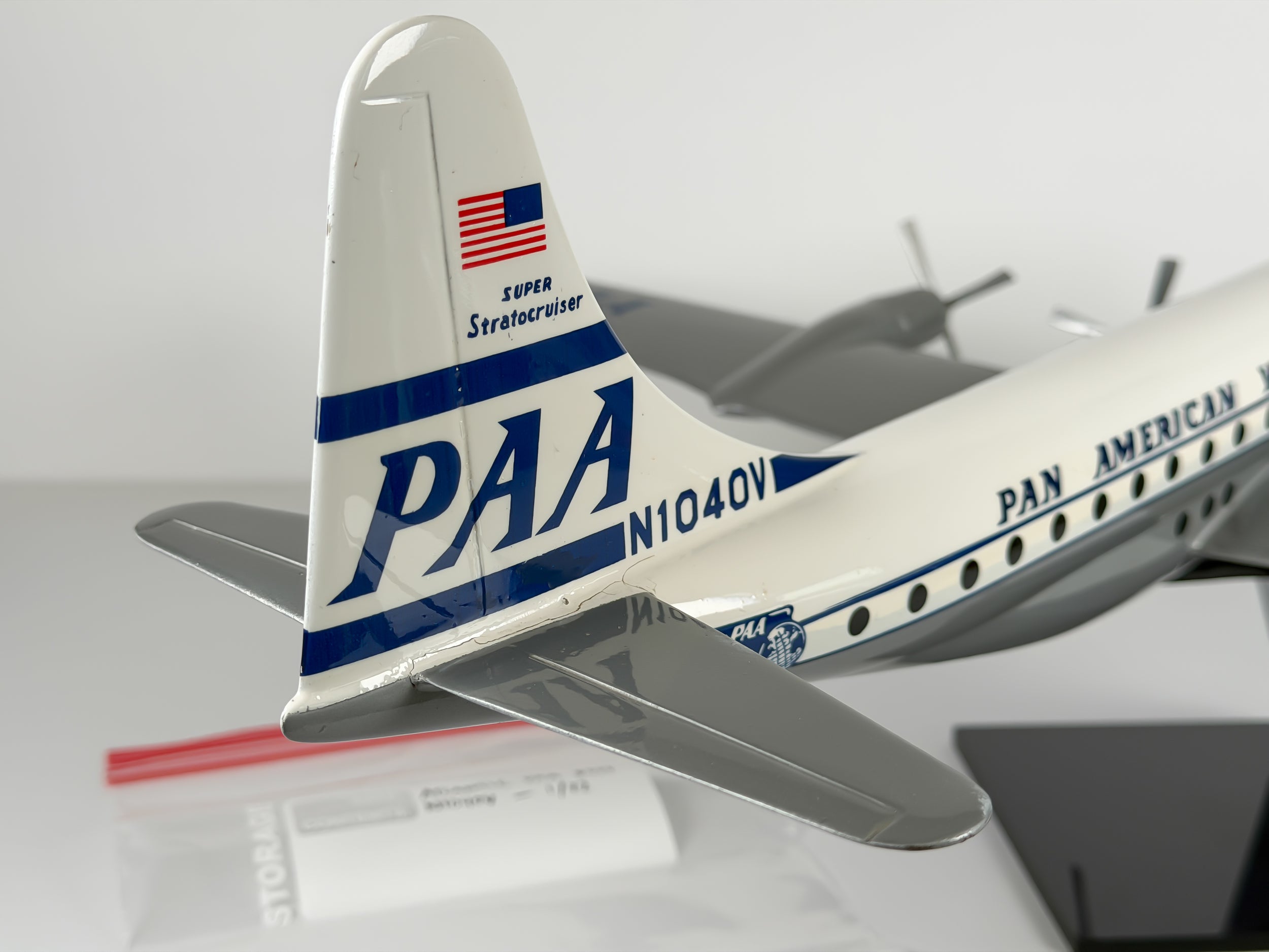1:72 Pan American Boeing 377 Super Stratocruiser (N1040V) - 1944-1955 | Atlantic Models