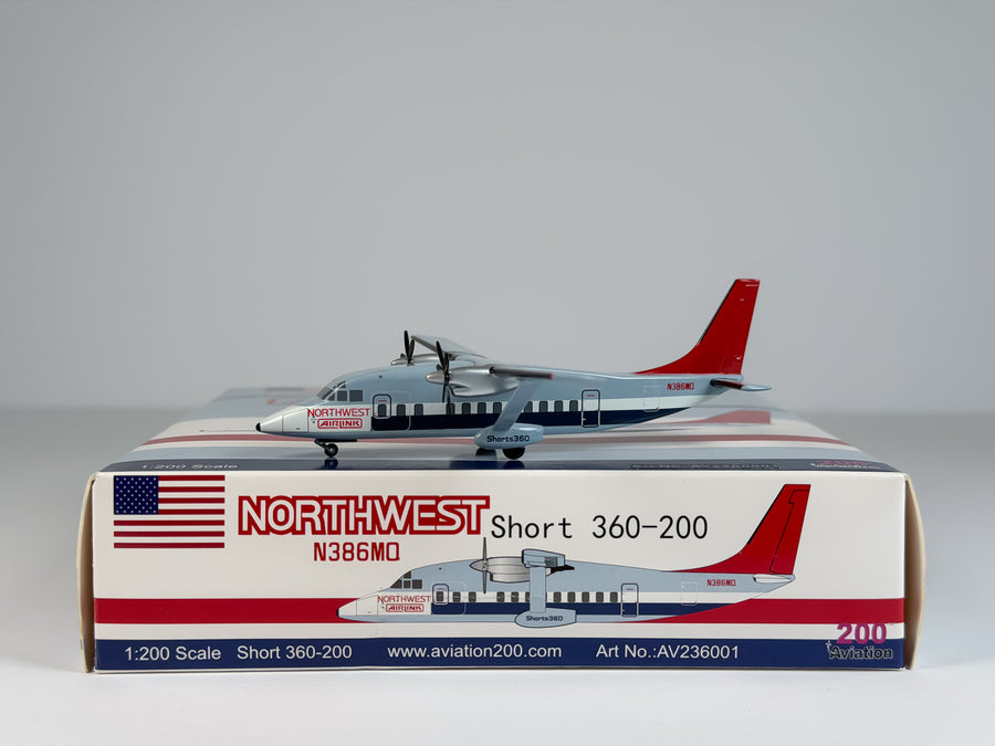 Northwest Airlink Shorts 360 1:200 Aviation200 N386MQ (AV2360001)