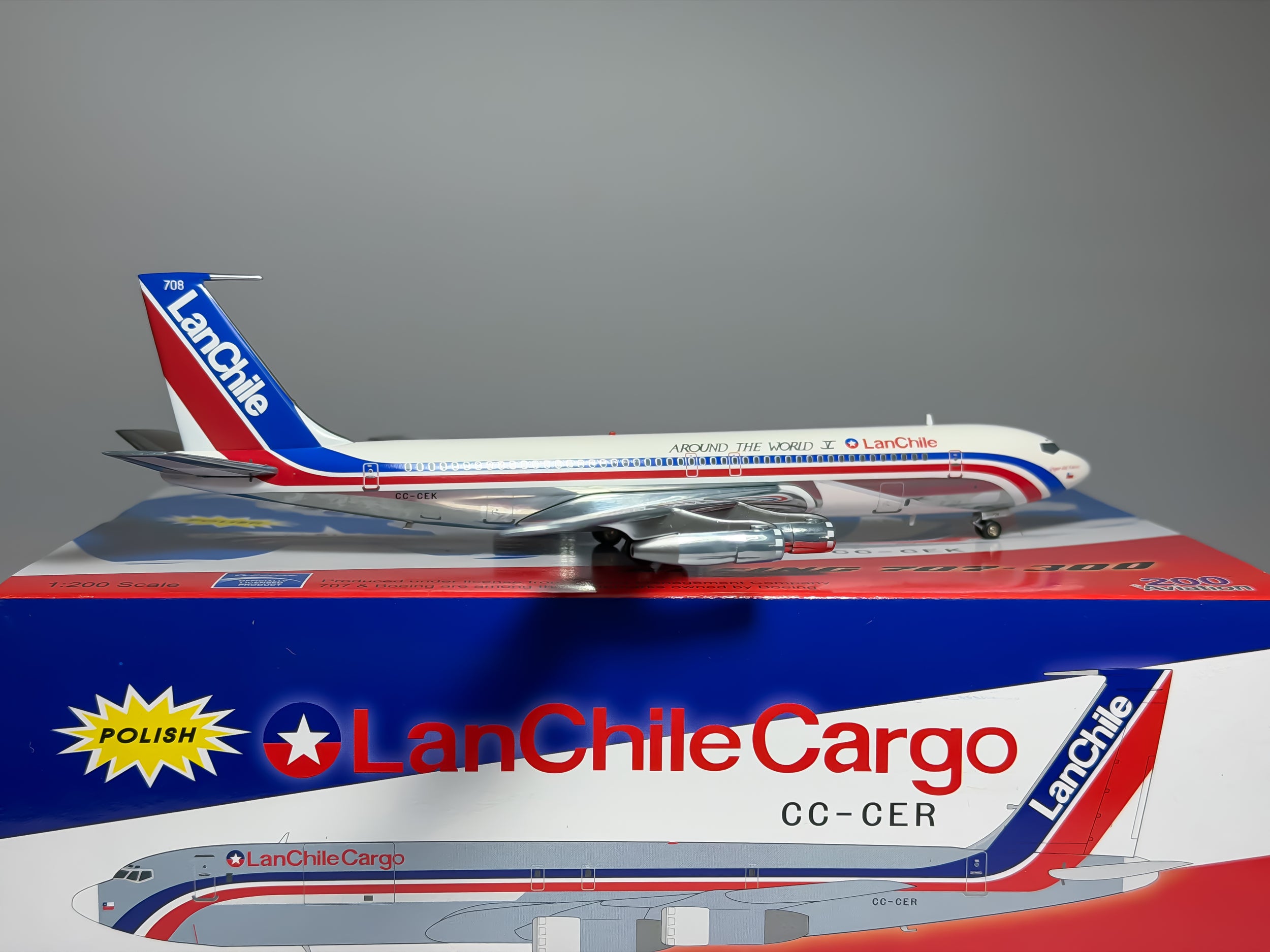 LAN Chile Boeing 707-300 1:200 Aviation200 CC-CEK (AV2707675)