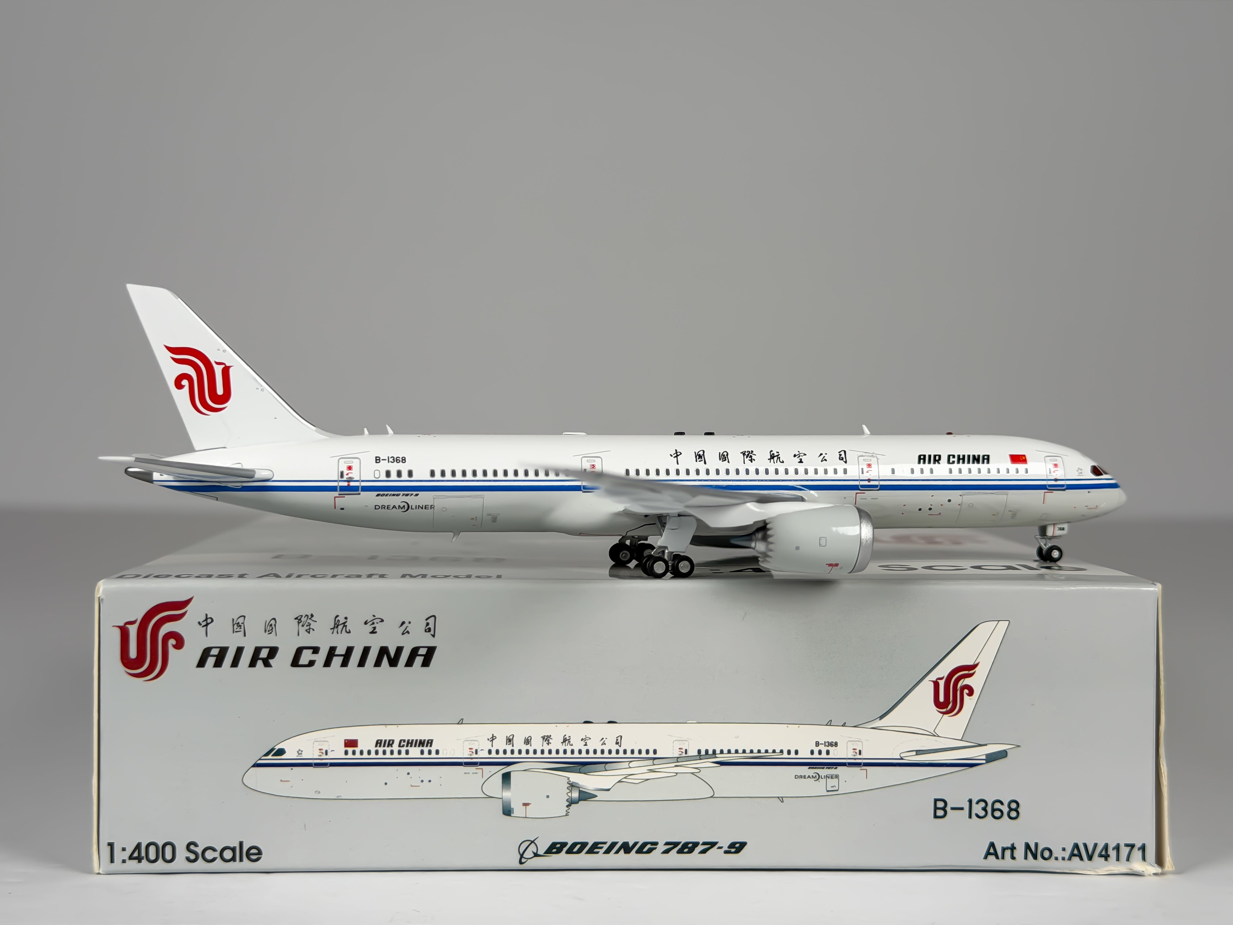 Air China Boeing 787-9 1:400 Aviation400 B-1368 (AV4171)
