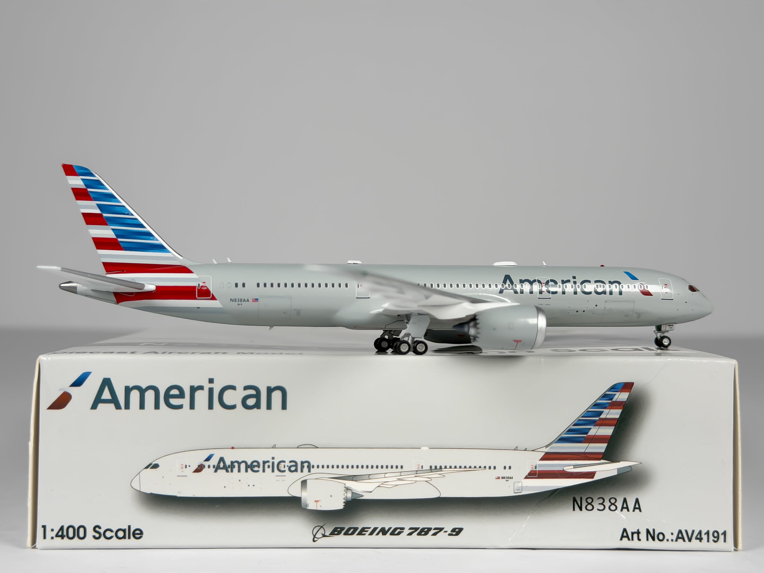 American Airlines Boeing 787-9 1:400 Aviation400 N838AA (AV4191)