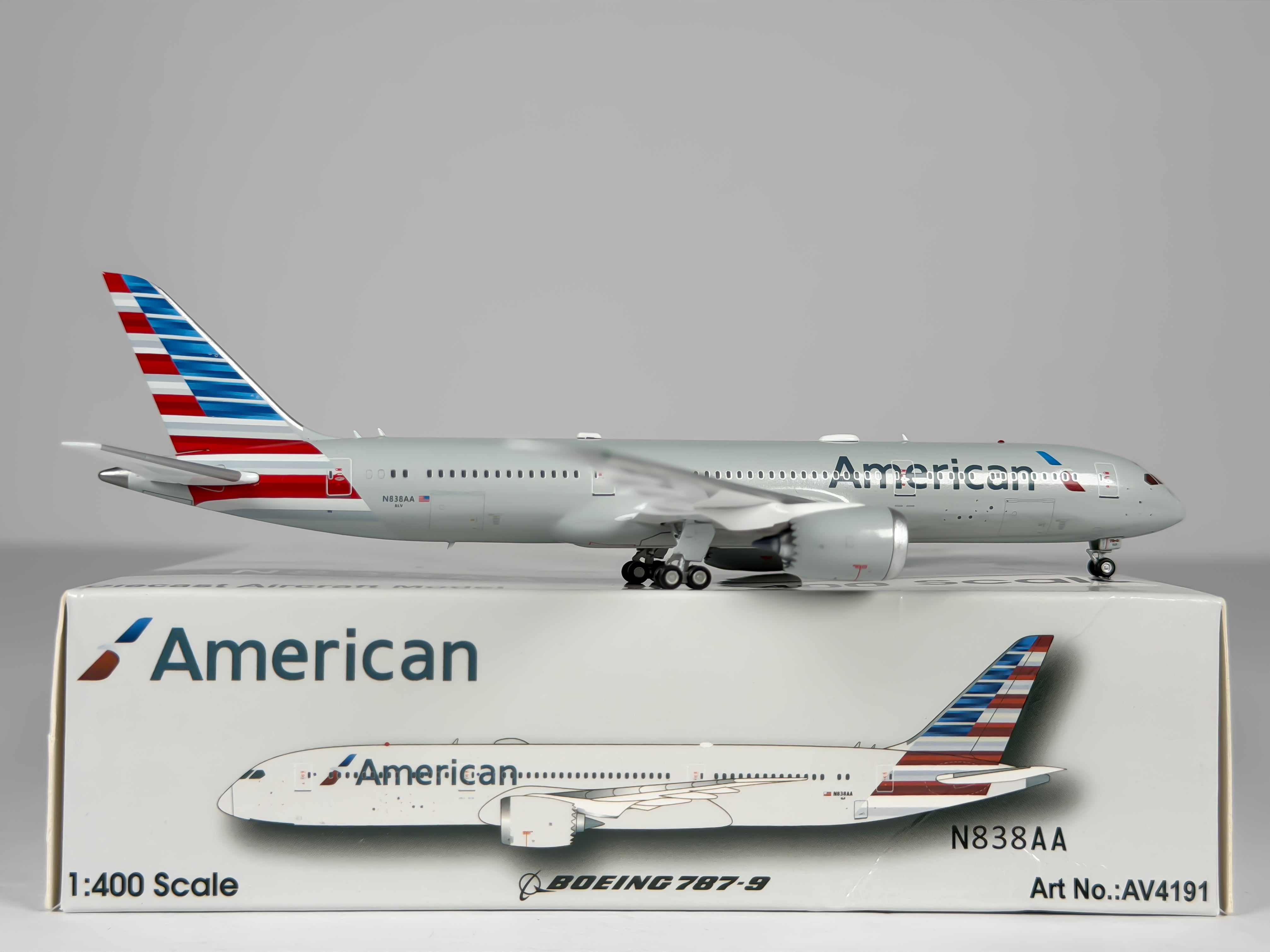 American Airlines Boeing 787-9 1:400 Aviation400 N838AA (AV4191)