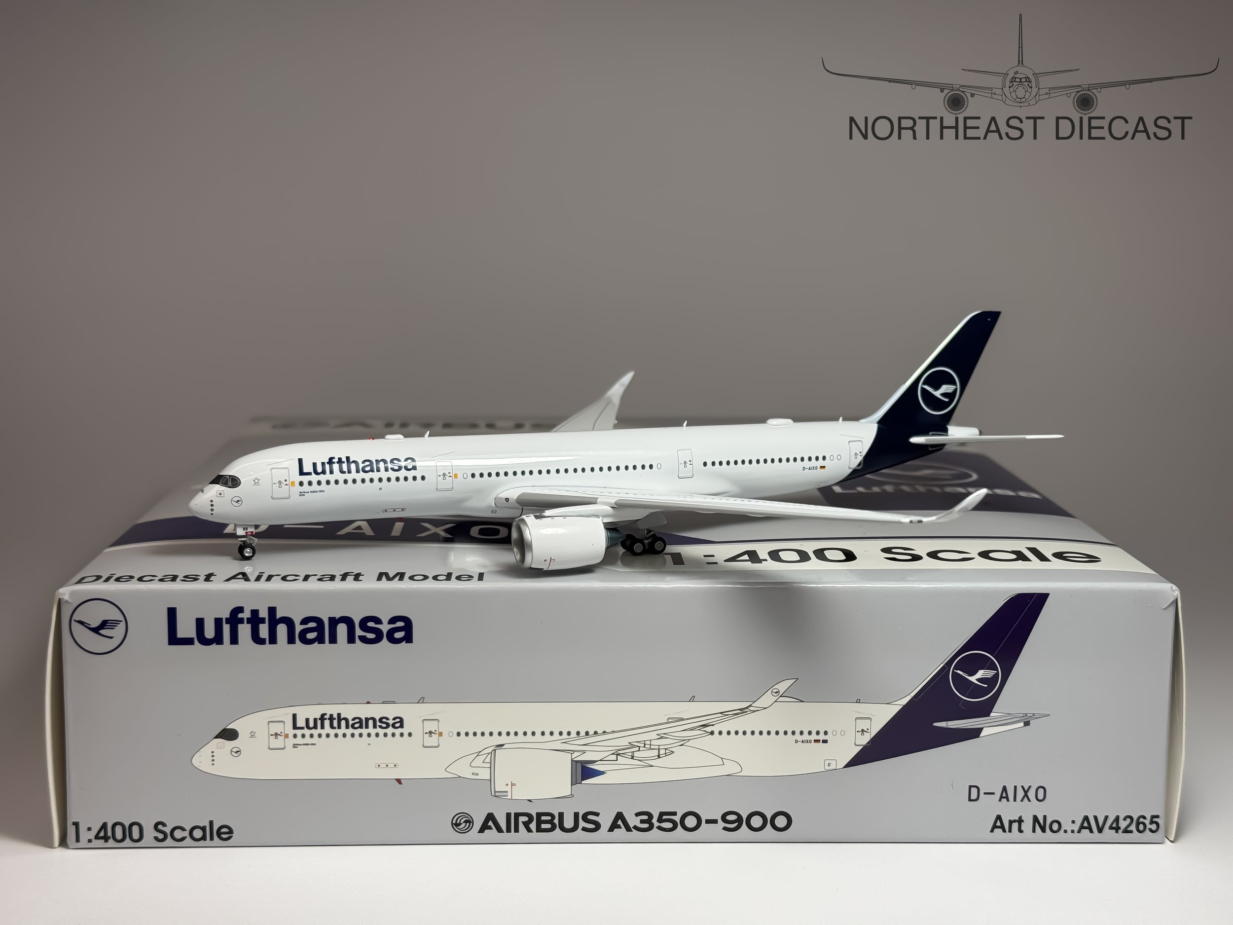 Lufthansa Airbus A350-900 1:400 Aviation400 D-AIXO (AV4265)