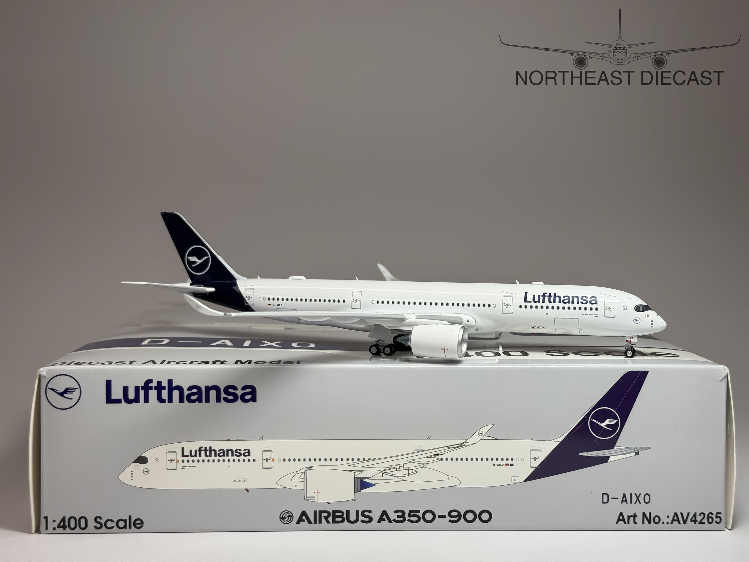Lufthansa Airbus A350-900 1:400 Aviation400 D-AIXO (AV4265)